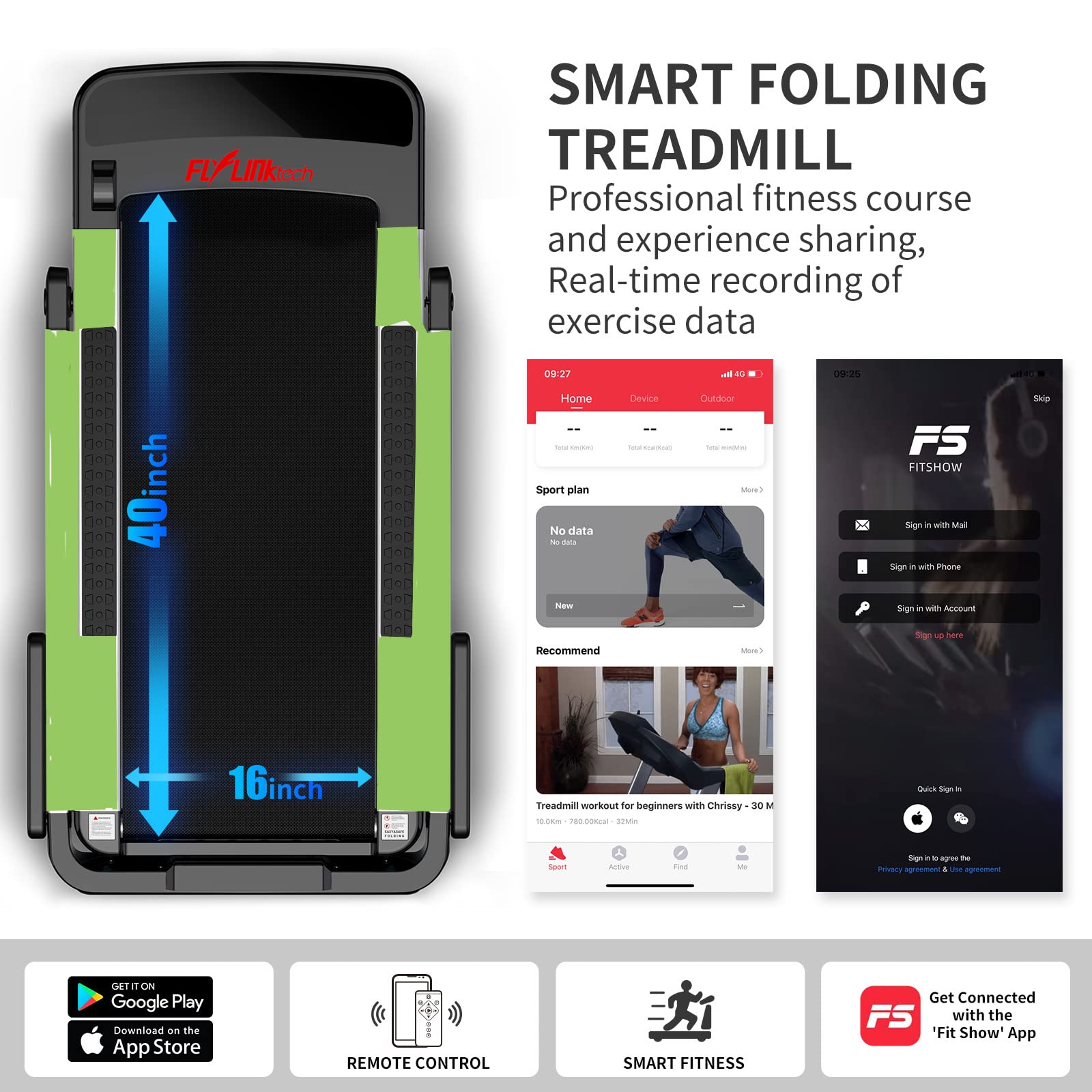 FLYLINK tech 折り畳み式　ランニングマシン（廃版）＋防音マット付き　値段交渉可 Amazon | FLYLINKTECH ルームランナー 電動 ランニングマシン 折り畳み