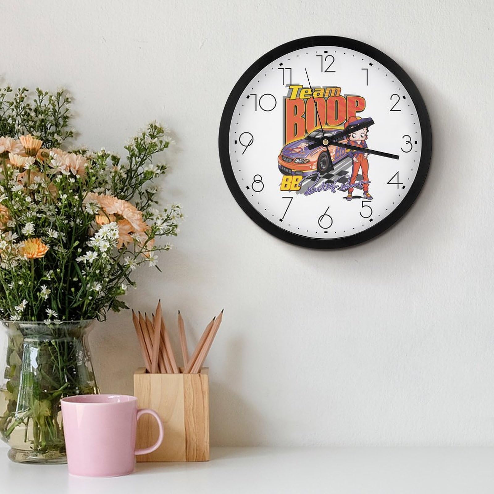 Amazon.co.jp: 掛け時計 ベティちゃん 壁掛け時計 時計 壁掛け かけ