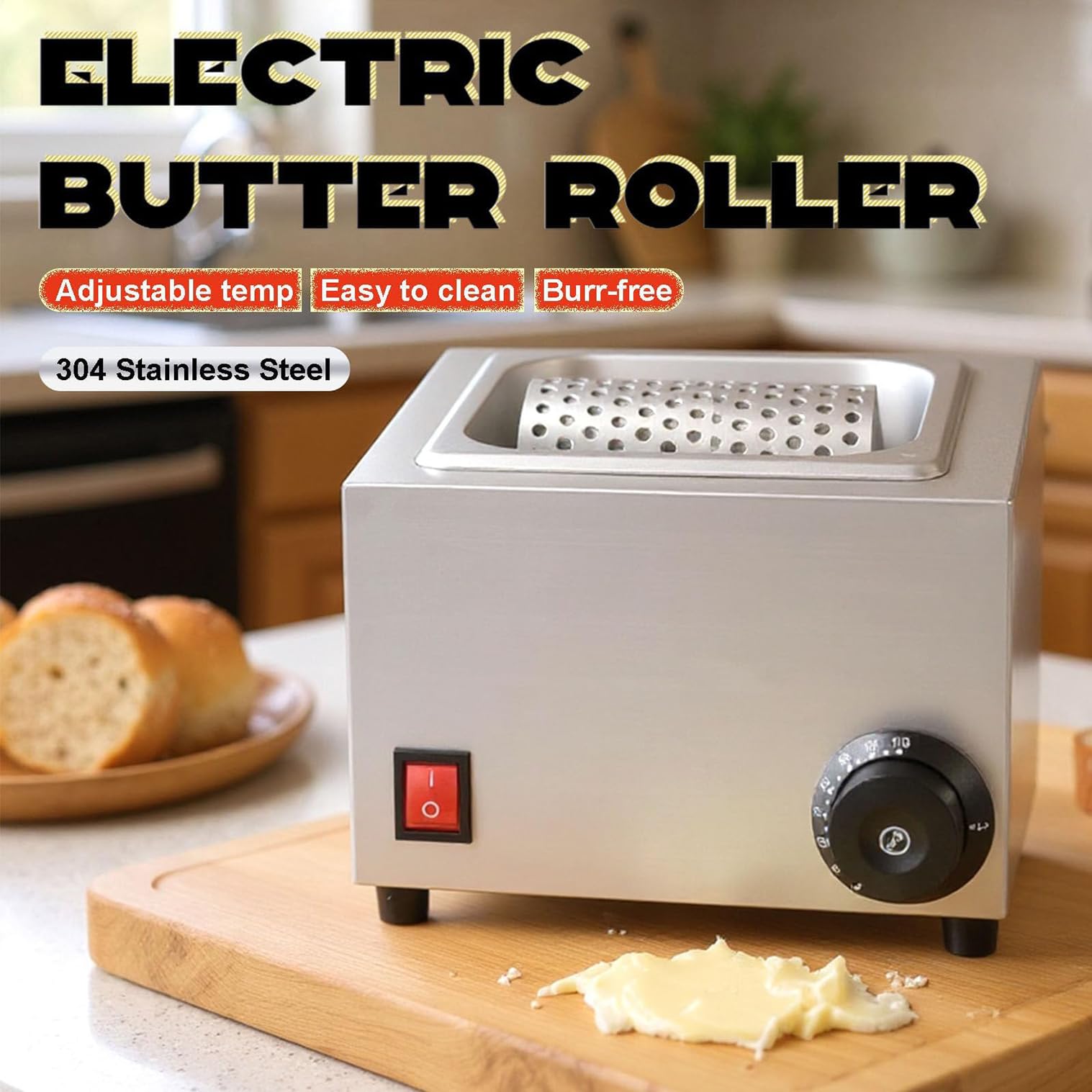 400-w-elektrischer Butterroller Und Butterwärmer Temperaturregelung Von 0 B