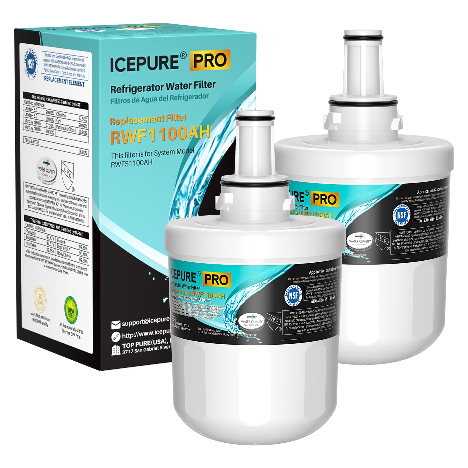 Amazon.com: ICEPURE DA29-00003G Remove PFOA&PFOS, NSF/ANSI