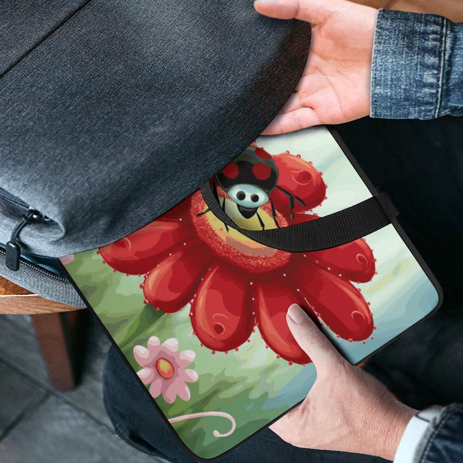 Custodia per computer portatile da 17", ultra sottile, leggera e impermeabile, in neoprene resistente, con cinghia da polso