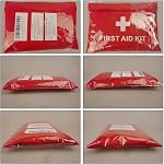 YouNuo First Aid Kit, 143 Pieces First Aid Emergency Kit, Waterproof Portable Compact Emergency Bag, Ideal for Home, Office, Car, Travel, Outdoor, Camping, Hiking, Boating (Red)