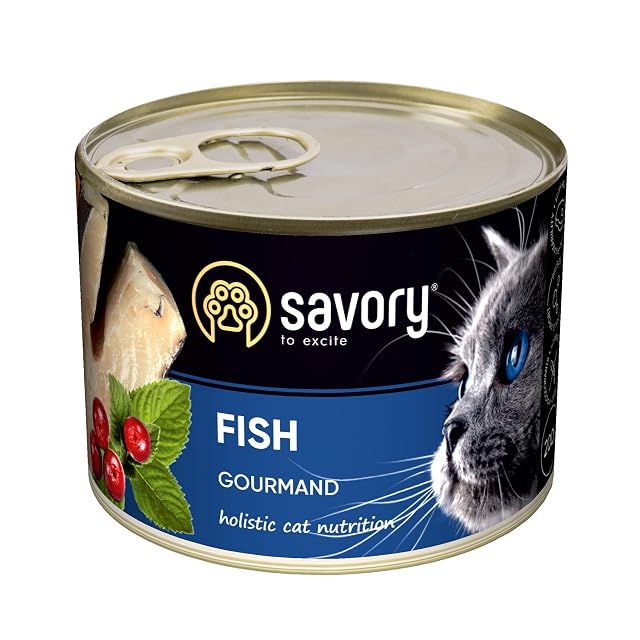 Foto 2 de 5 de Savory - Comida húmeda para Gatos - Comida húmeda para Gatos - para Gato Adulto - Pescado