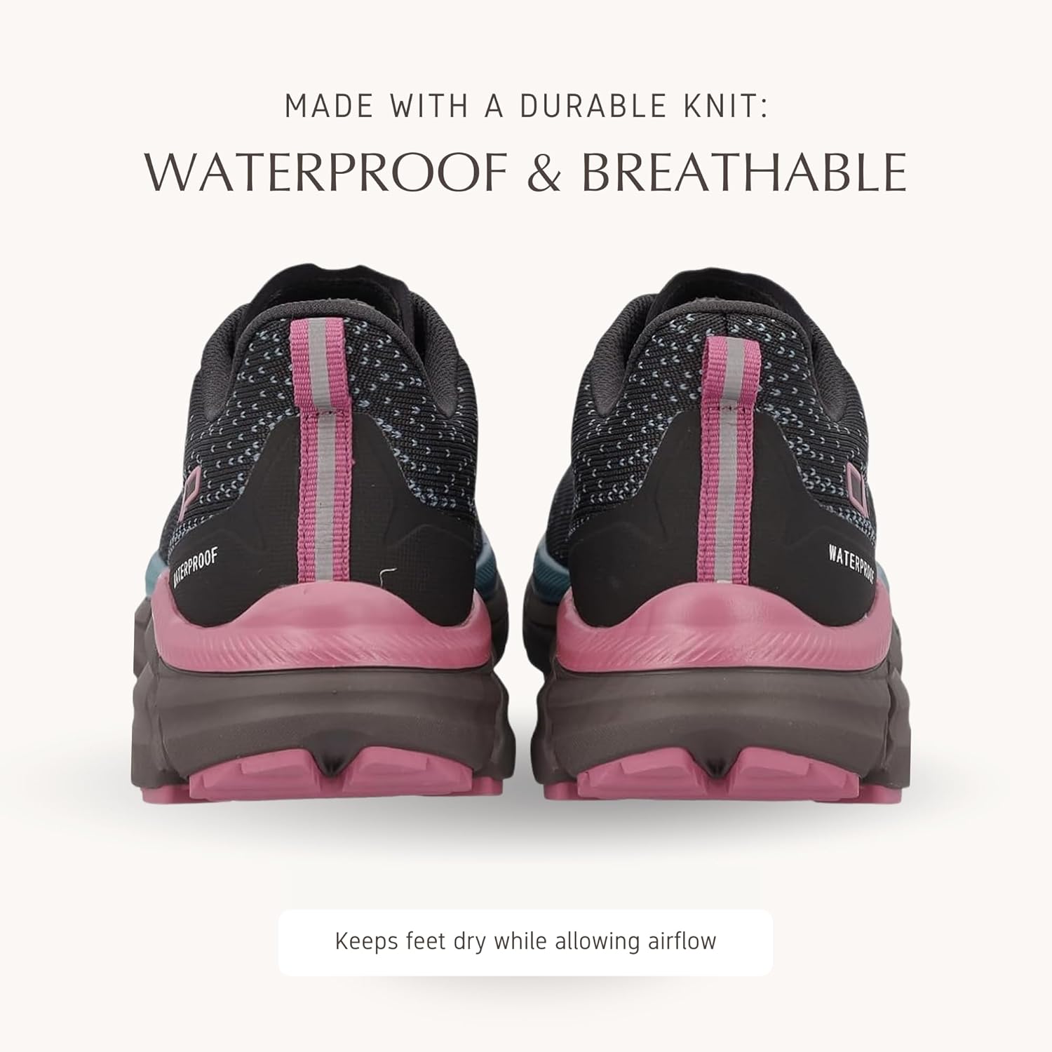 CMP RAHMSY Women’s Waterproof Multifunctional Shoes – Lightweight Knit Sneakers with FullOn Grip Sole & Cushioned Insole - Image 6