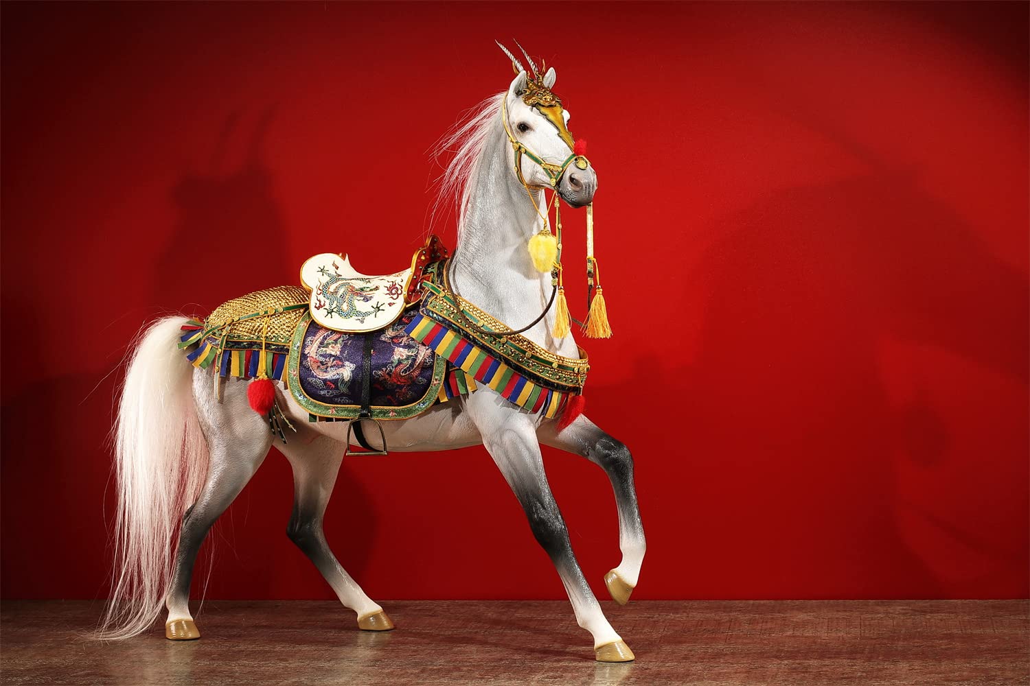 Mr.Z 1/6 汗血馬 6種 動物 置物 フィギュア 002 Amazon | MR.Z 1/6 サイズ ホース アハルテケ 汗血馬 動物