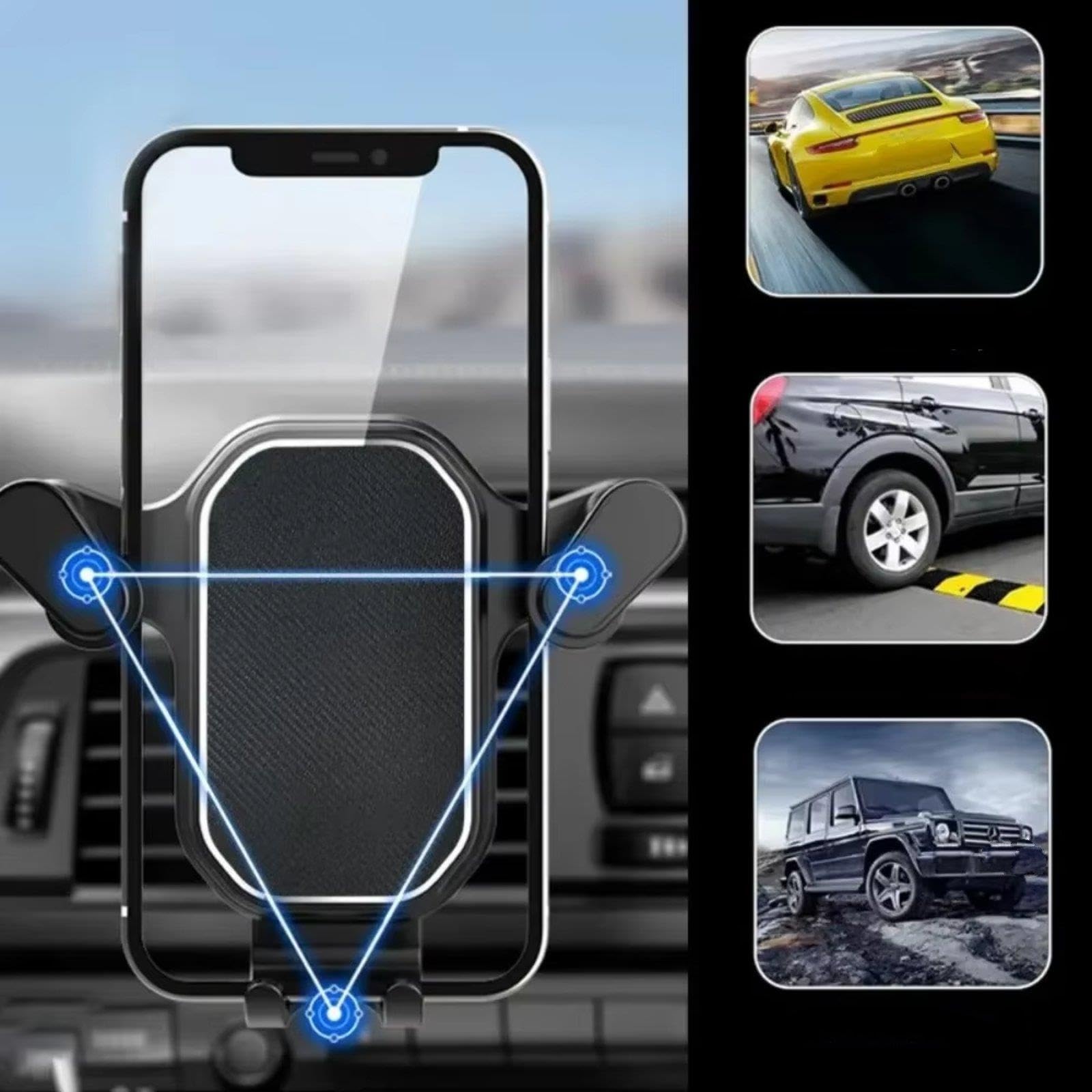 Soporte Navegación Teléfono Coche Accesorios Automóvil Universal