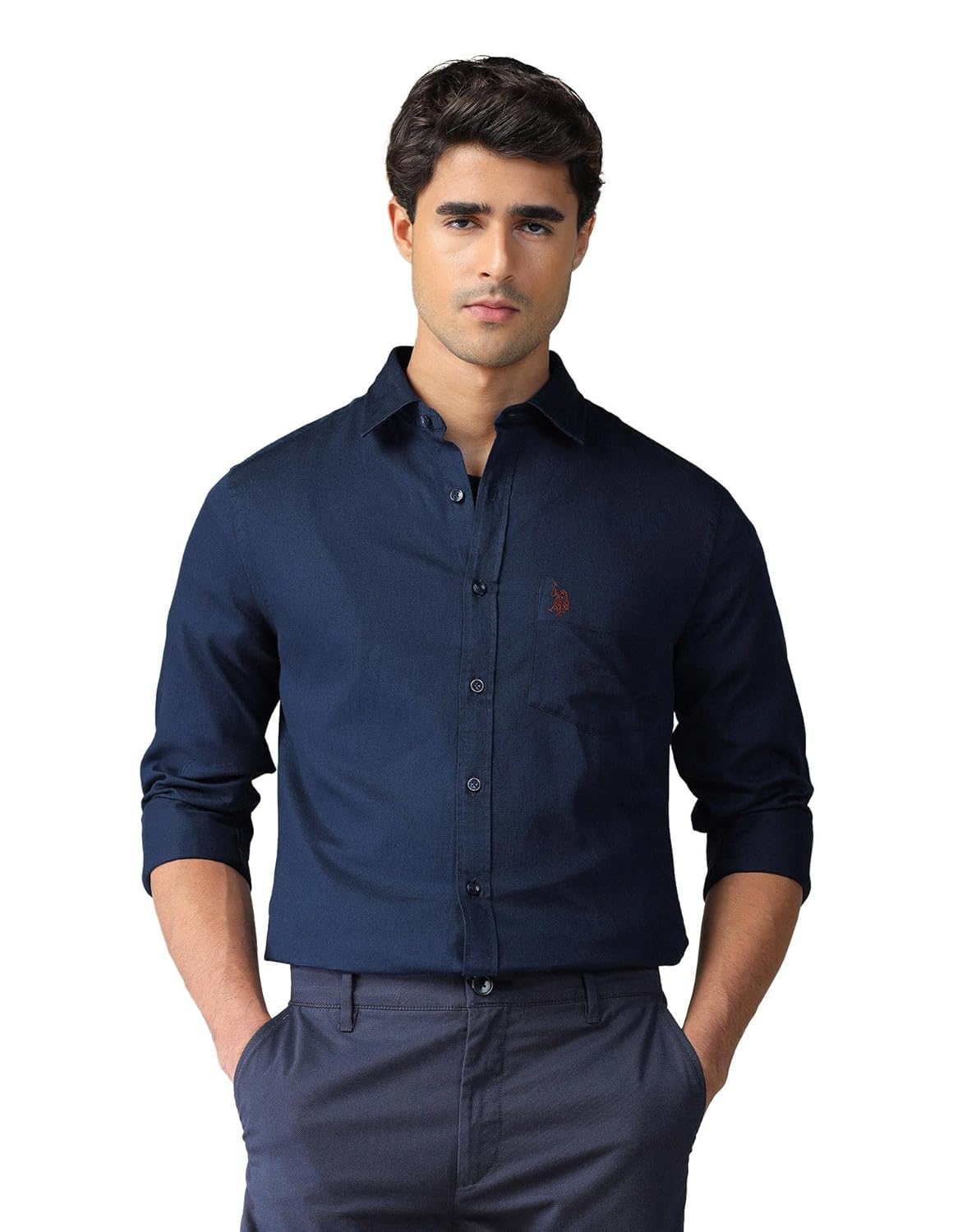 U.S. Polo Assn. Apparel Solid Tailored Fit Shirt