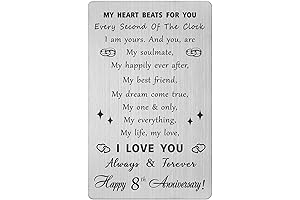8th Anniversary Card - Express Love with This Unique Keepsake