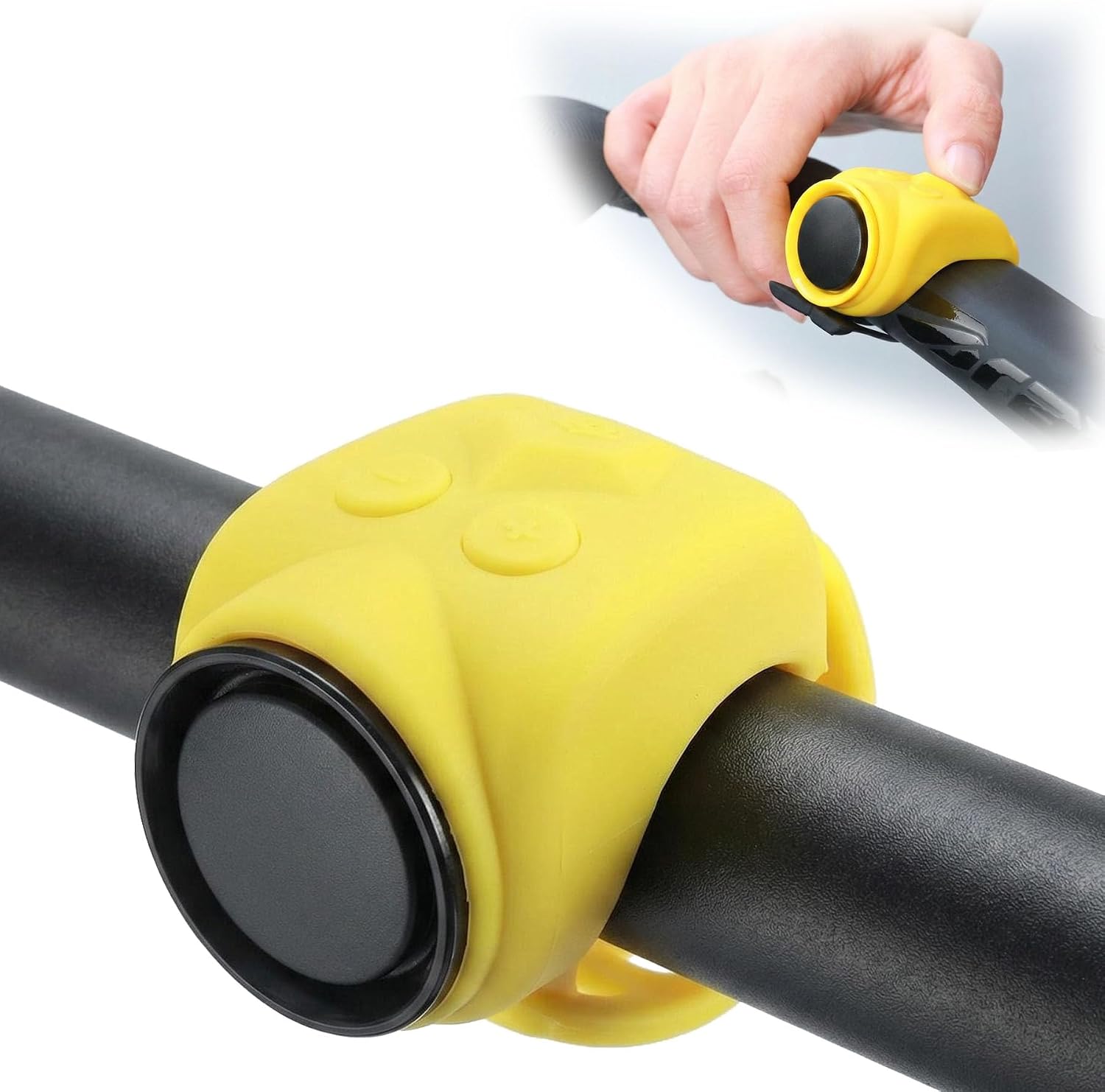 120dB Loud Bike Horn Electric Bell, Waterproof, Work on All Handlebar Sizes