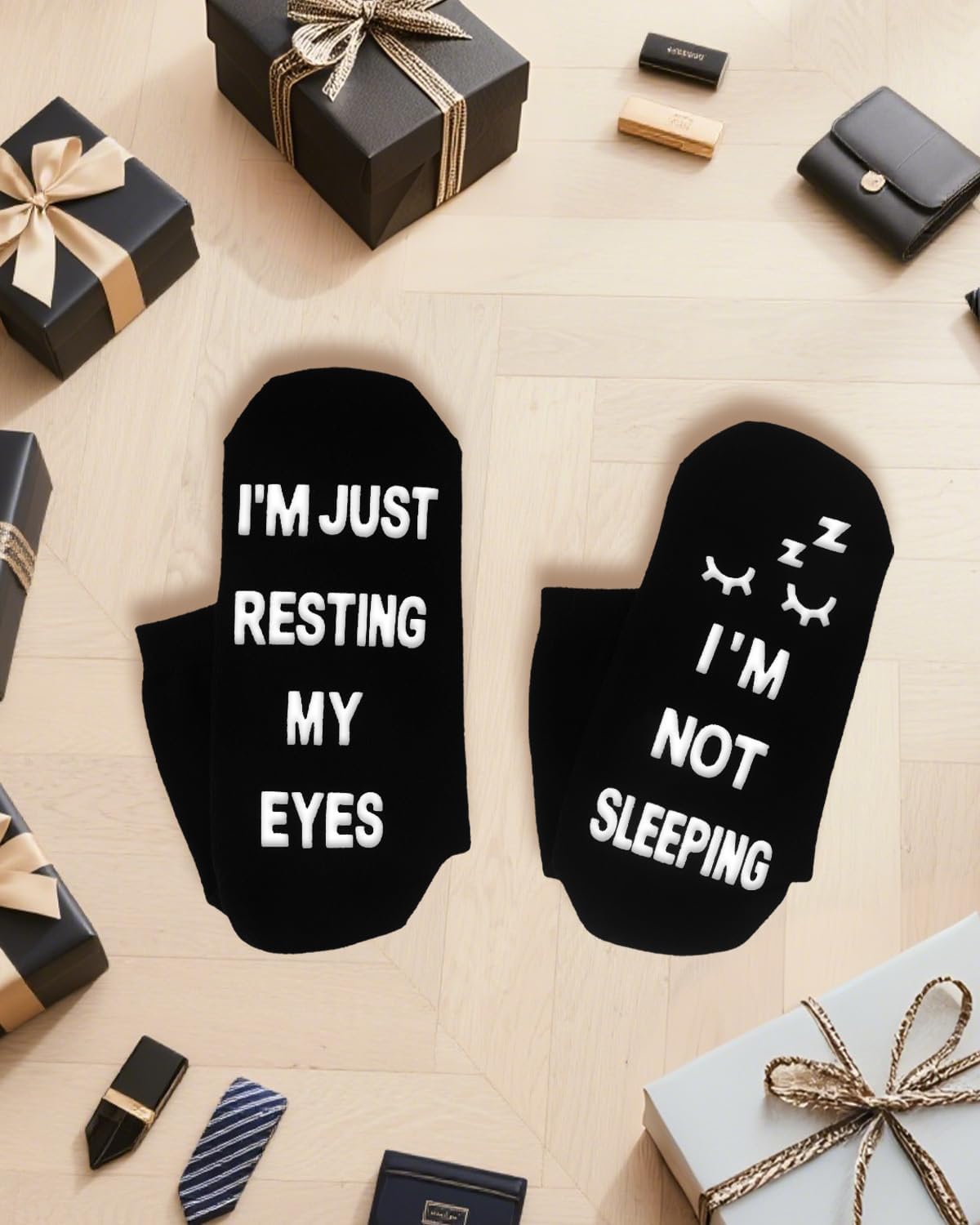 Vitery Fathers Day Gift From Daughter Wife Son Kids- Personalized Fathers Day Gift For Husband Dad Stepdad, Funny Men Socks