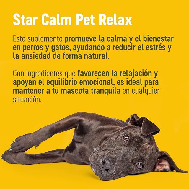 Foto 2 de 7 de ESPADIET Calmante para Perros y Gatos, Star Calm Pet Relax, Gotas, 150 ml