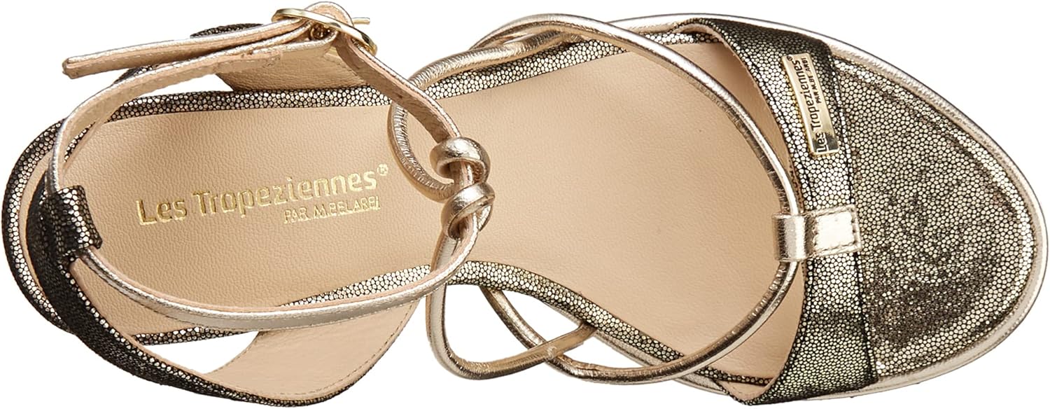Les Tropéziennes par M. Belarbi Lilonbuc Women's Sandal, Beige Irise