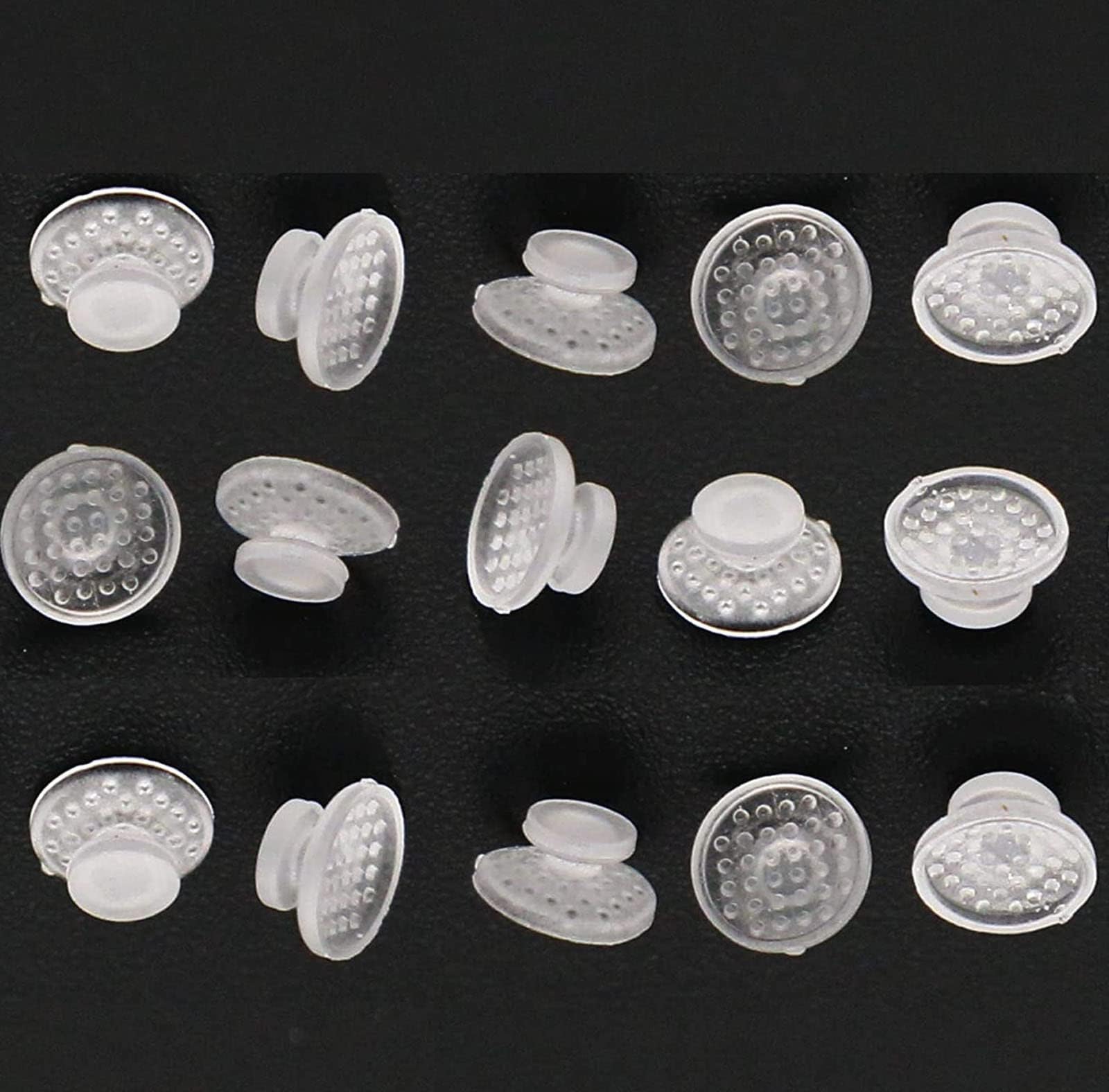 Transparent Orthodontic Composite Dental Ceramic Lingual Buttons Bondable Round Base (1 Pack)
