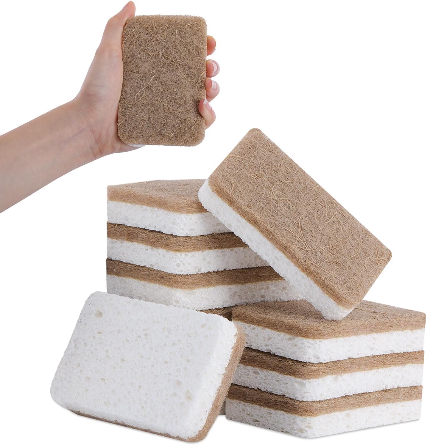 Natural Sponge,Sponges Kitchen,Sponges Made of Coconut