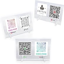 [Rn3208] [QR Code Panel] Acrylic Custom Stand Panel POP SNS Shop Store Access Frame Personalized Store Opening Celebration Gift Business Opening Celebration Grand Opening Celebration Interesting