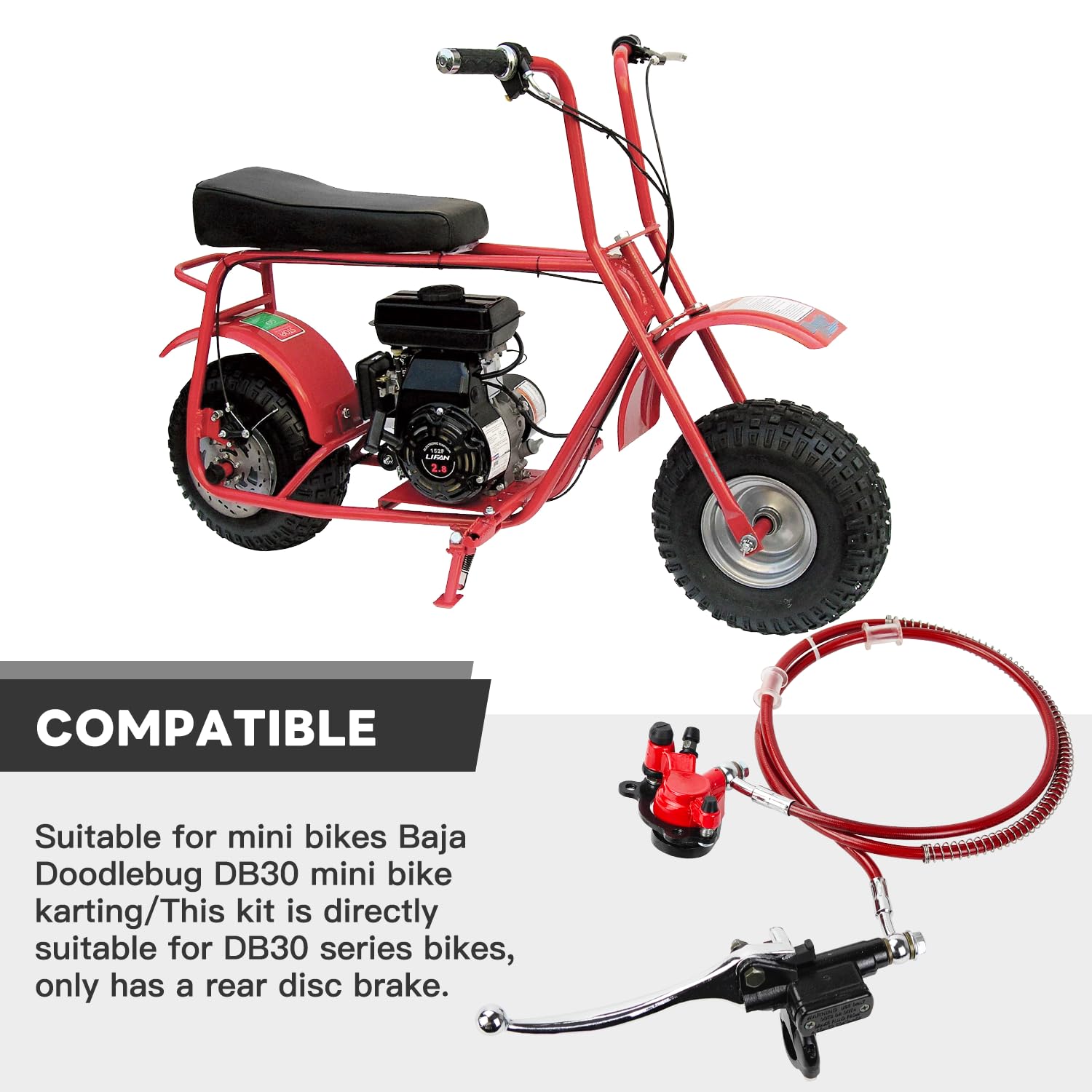 Doodle Bug Modified Coleman Mini Bike Mini Bike Hydraulic Disc