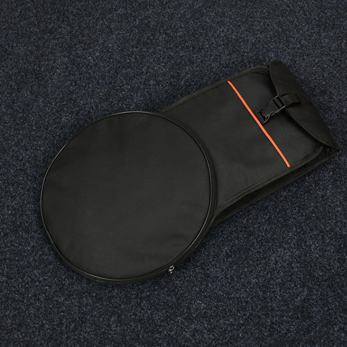 Zaino Porta Batteria Custodia per Bacchette e Supporto per Pad, Ampio Spazio di Magazzinaggio e Design Comodo per Musicisti in Movimento