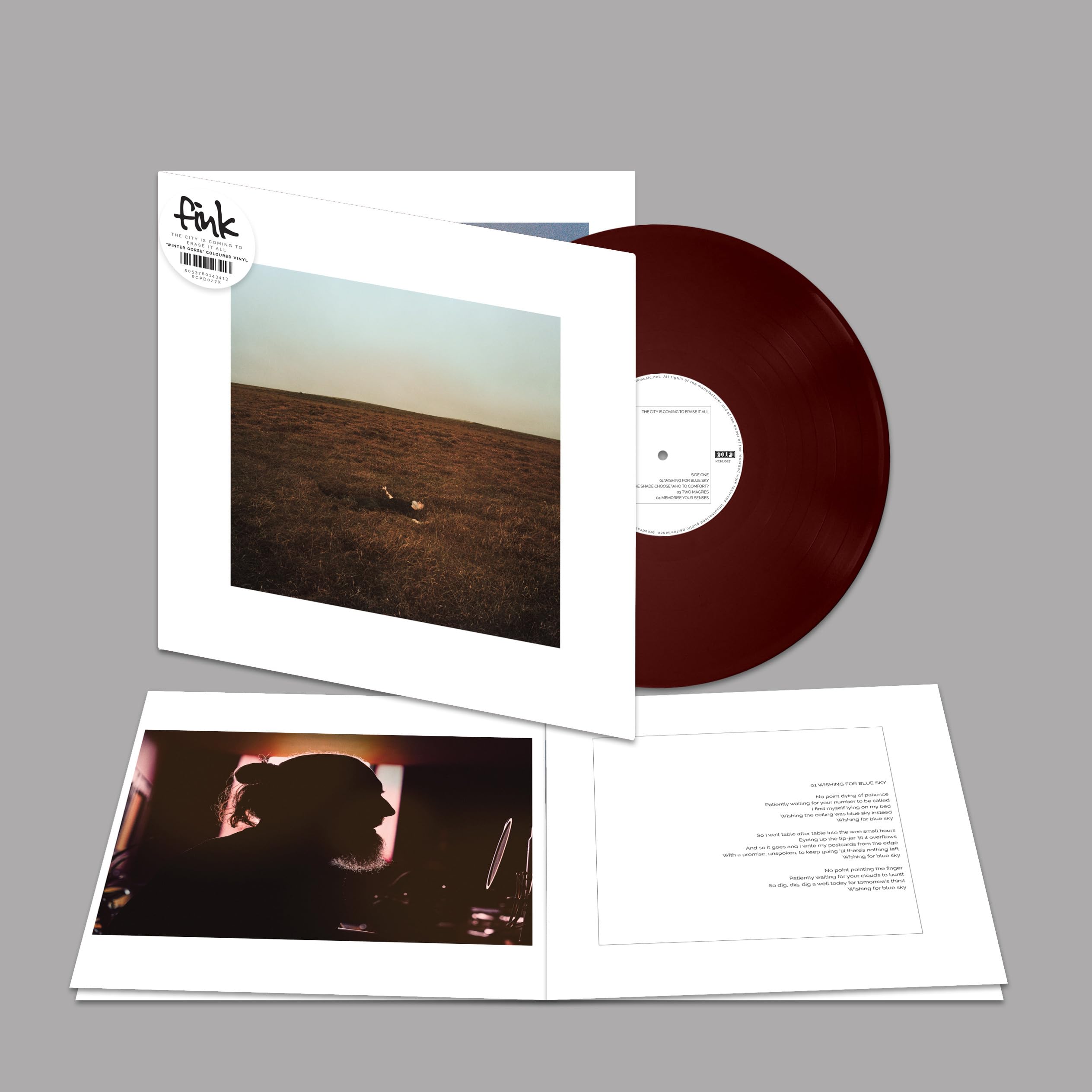 THE CITY IS COMING TO ERASE IT ALL (Winte Gorse Colour ) [VINYL]