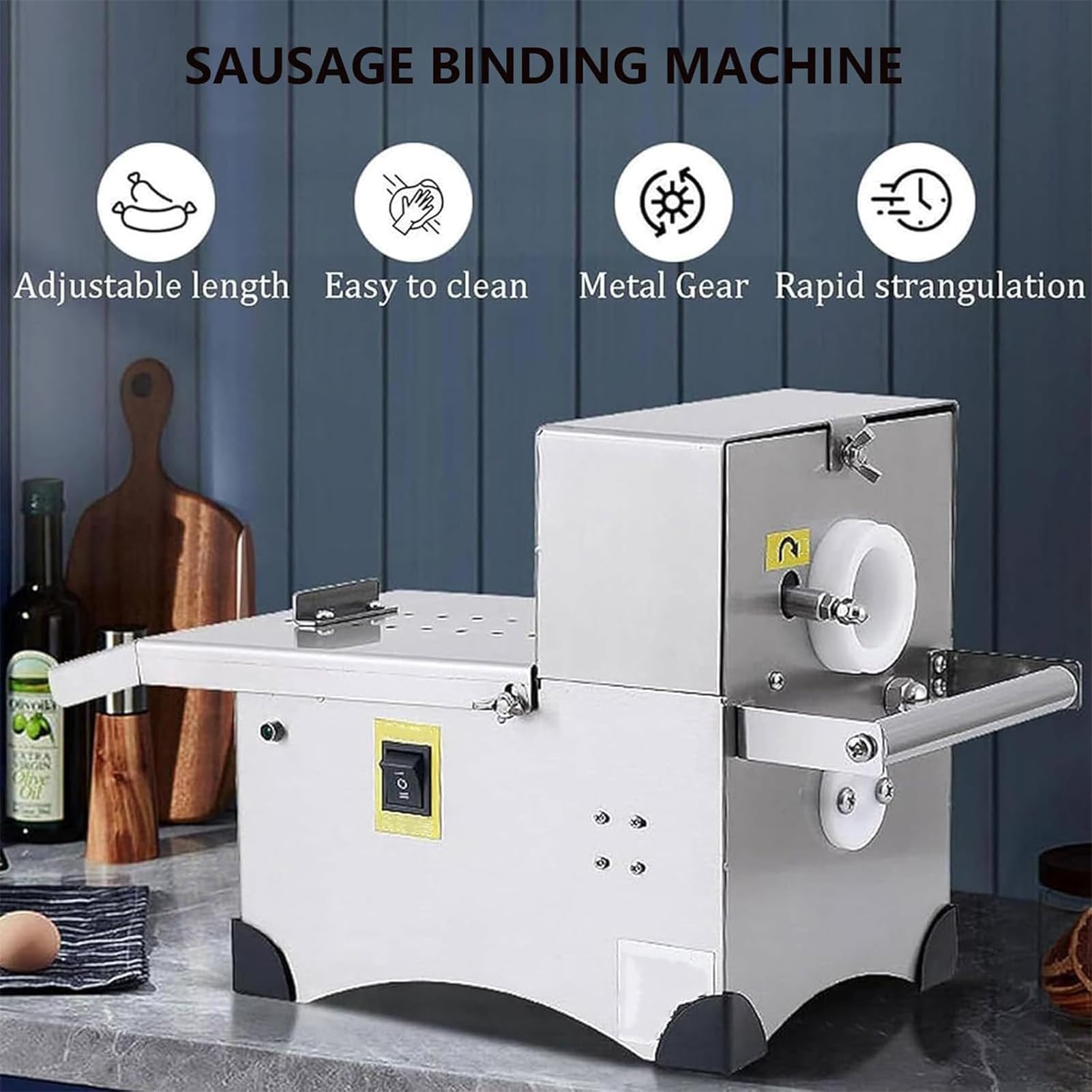 Macchina automatica della salsiccia dell'acciaio inossidabile