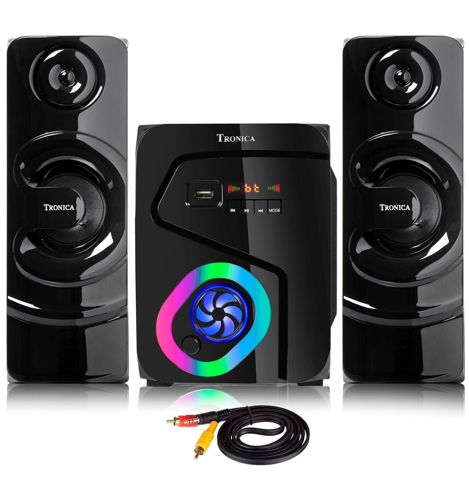 TRONICA BT-222 Bluetooth 35 W Home Theater with FM, Remote Control, Aux-in Port, USB/SD/Smart TV Support