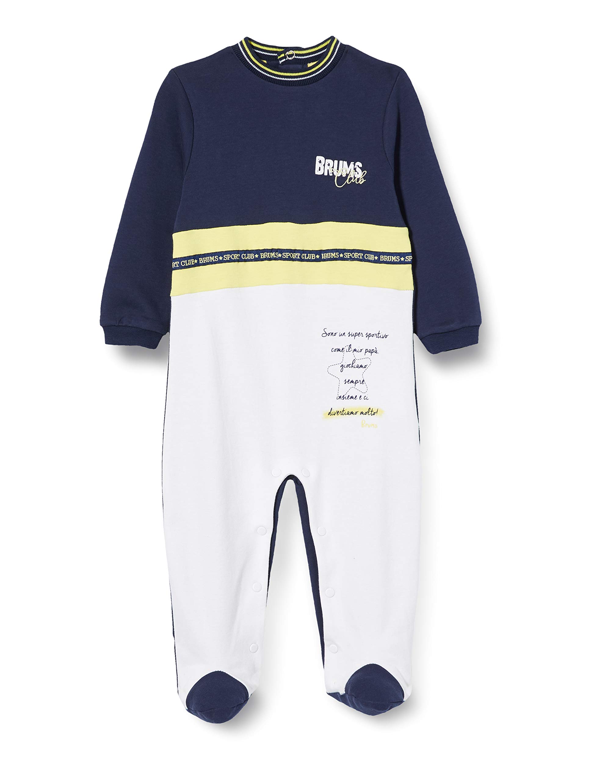 Brums Baby Boys Tutina Interlock Insertata Footies