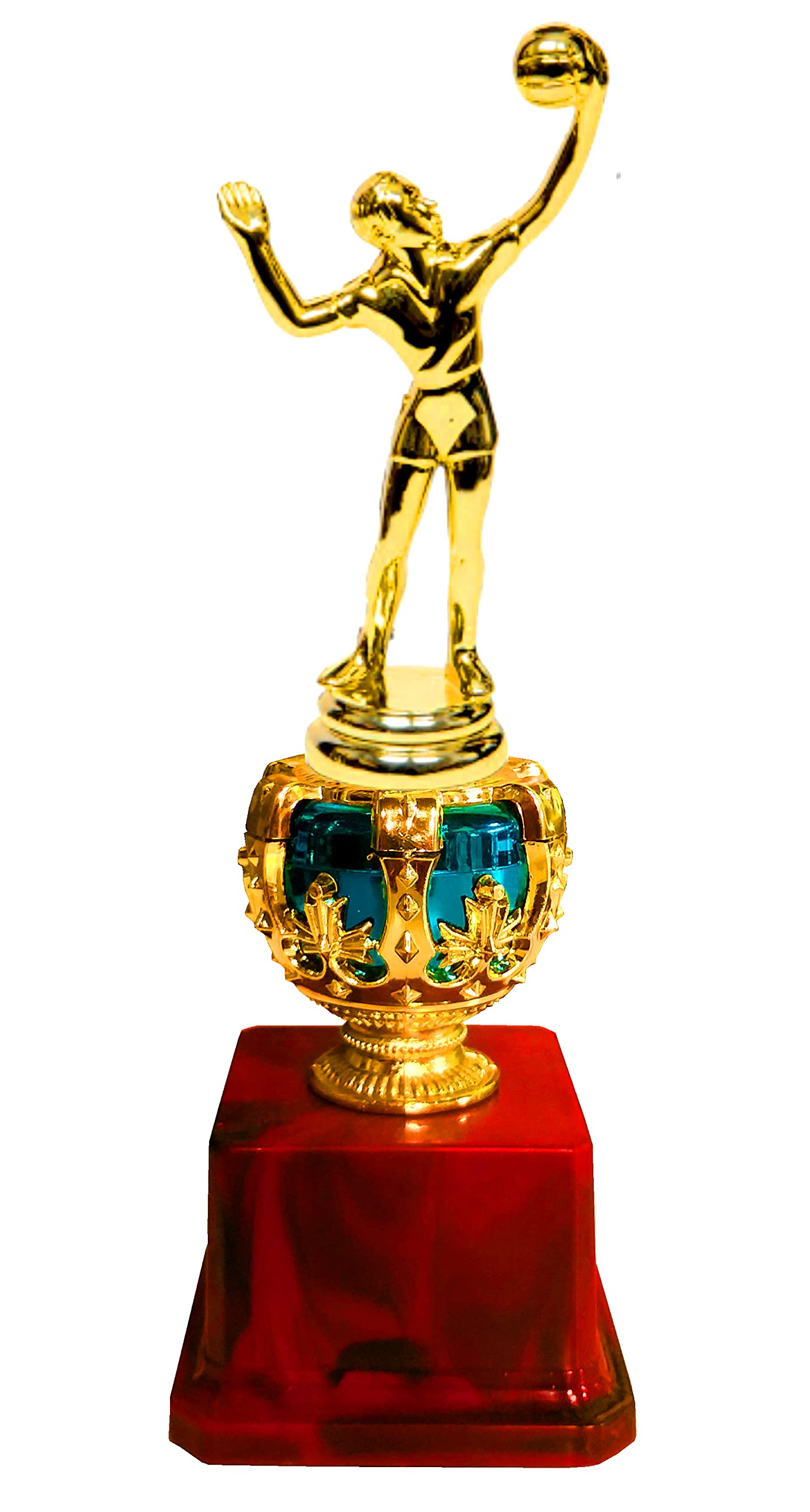 Be Win Winner Golden & Fiber Blue Trophy for Volley Ball Sports Event, Functions & School Games-picture-27