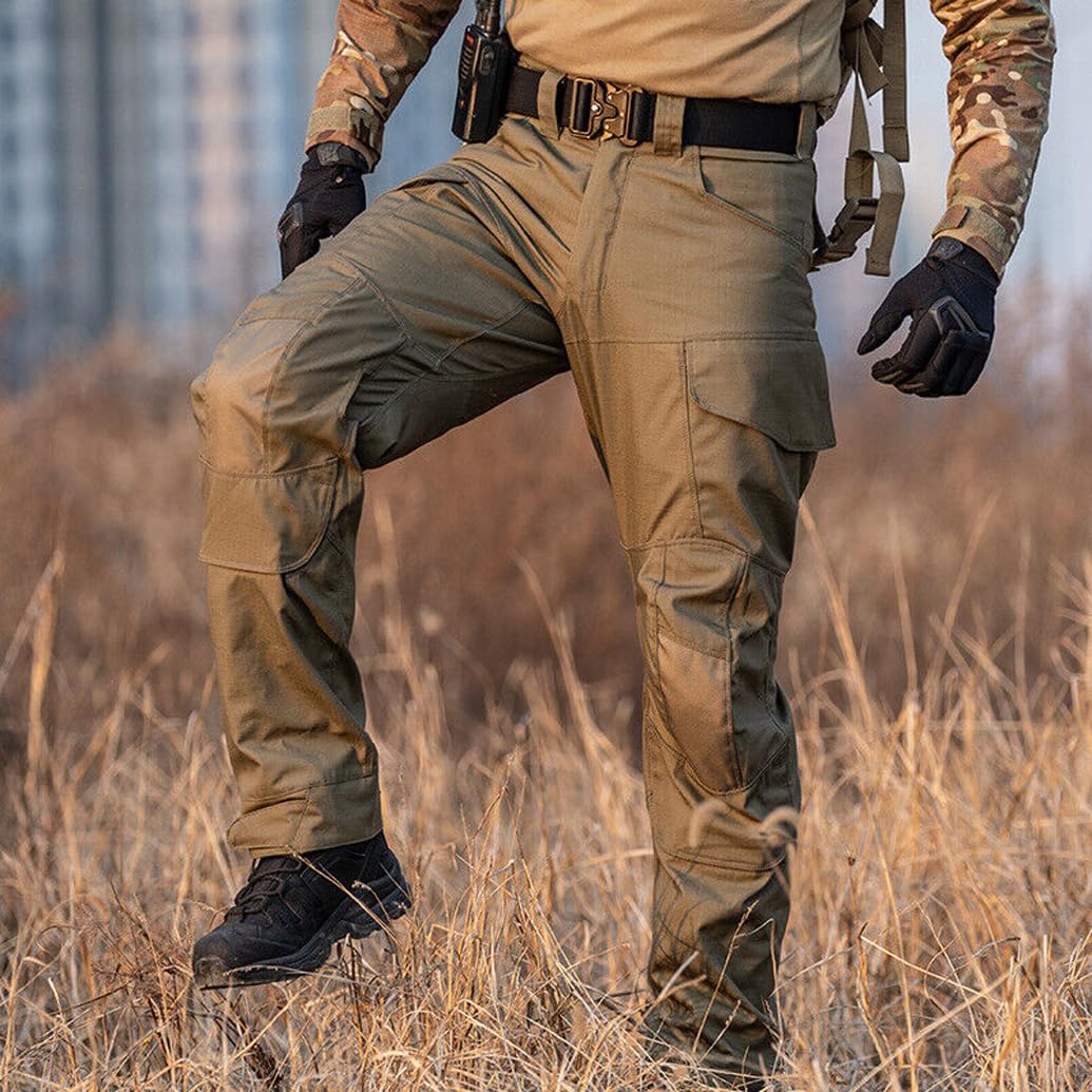 LANGWEI Pantalones Tácticos para Hombre Pantalones Deportivos De Senderismo Impermeables Al Aire Libre Pantalones Cargo Resistentes Al Desgaste Ripstop Al Aire Libre