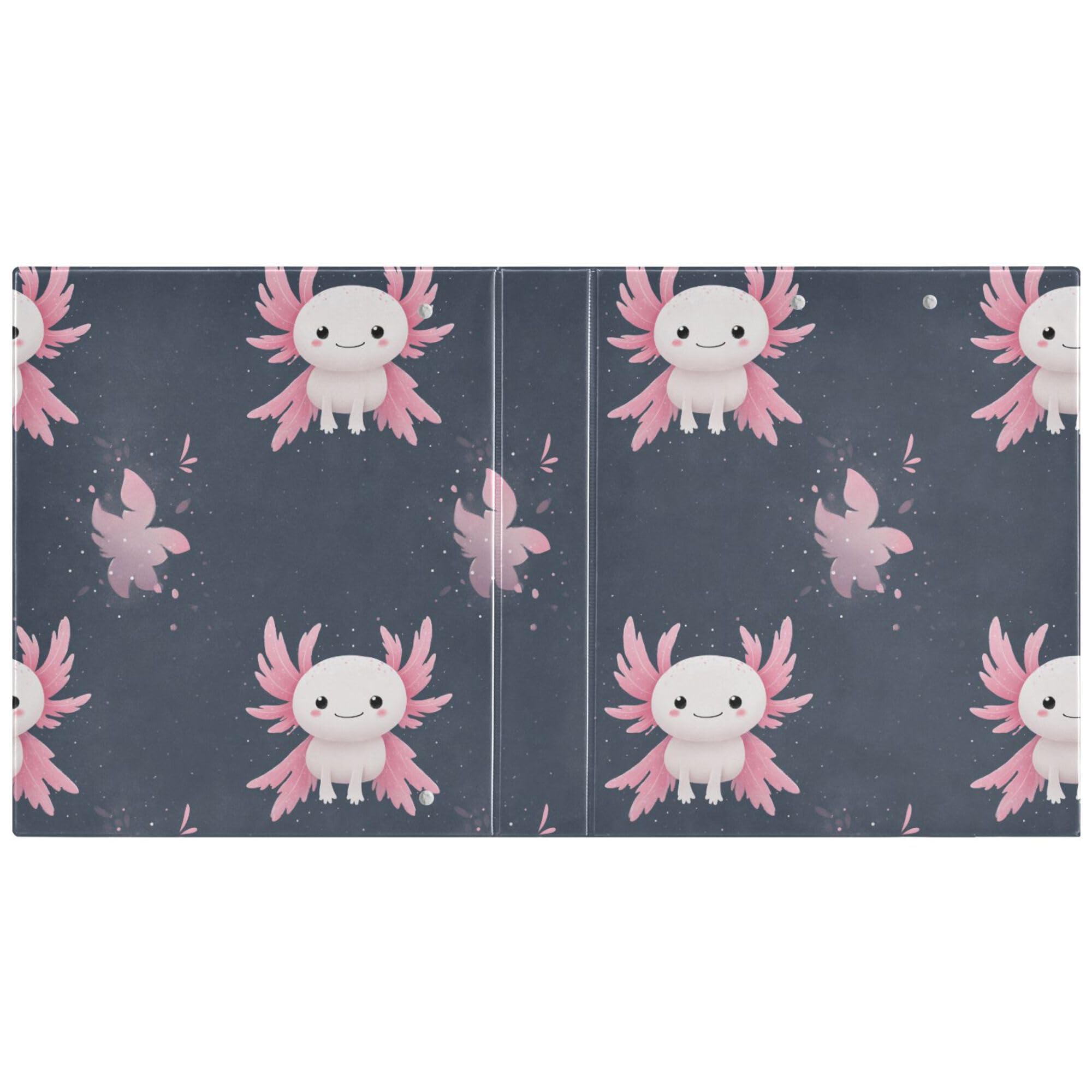 Raccoglitore a 3 anelli da 3,8 cm con tasche, confezione da 1/2 raccoglitori universitari per studenti, 200 fogli