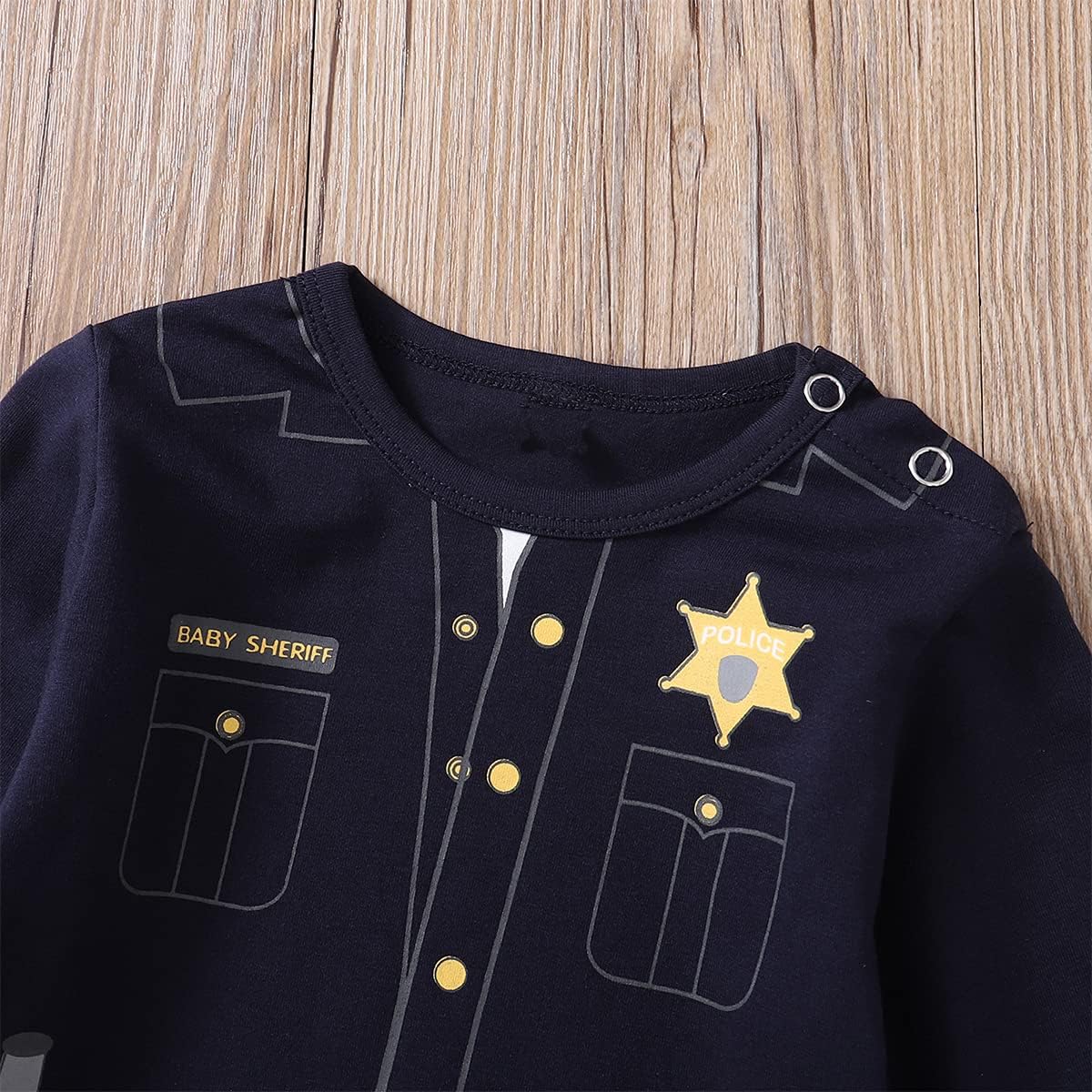 Baby Boy Costume Outfit Newborn Uniform Costume with Hat - Image 5