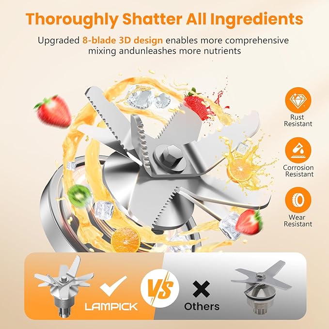 Licuadora Profesional 2000W 12 Velocidades Jarra 2L Incluye miniatura 3