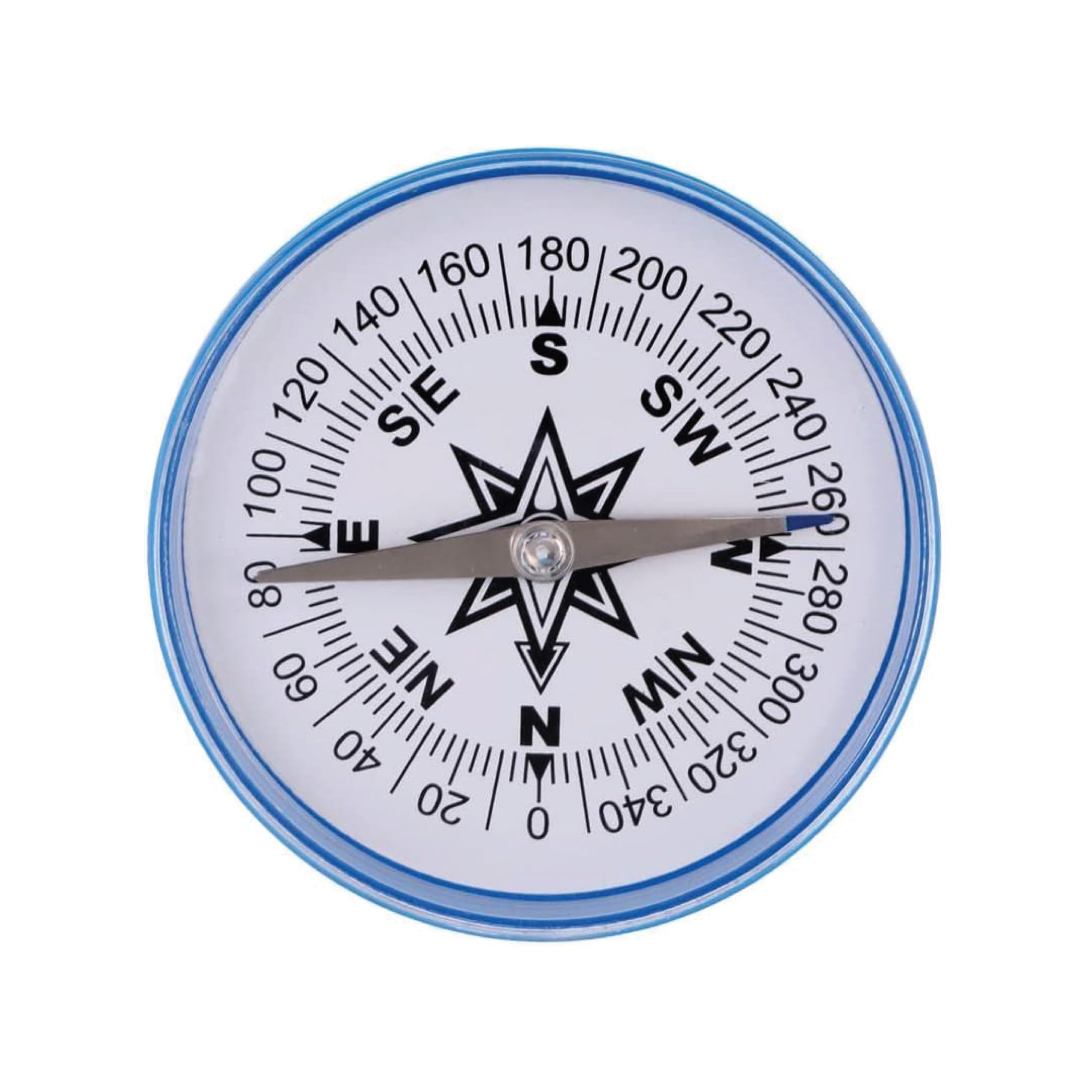 LABZIO 100mm Plastic Compass with 360-Degree Scale for Accurate Navigation - Durable, Lightweight, and Portable Compass for Hiking, Camping, Survival, and Outdoor Activities - Sensitive Needle-picture-21