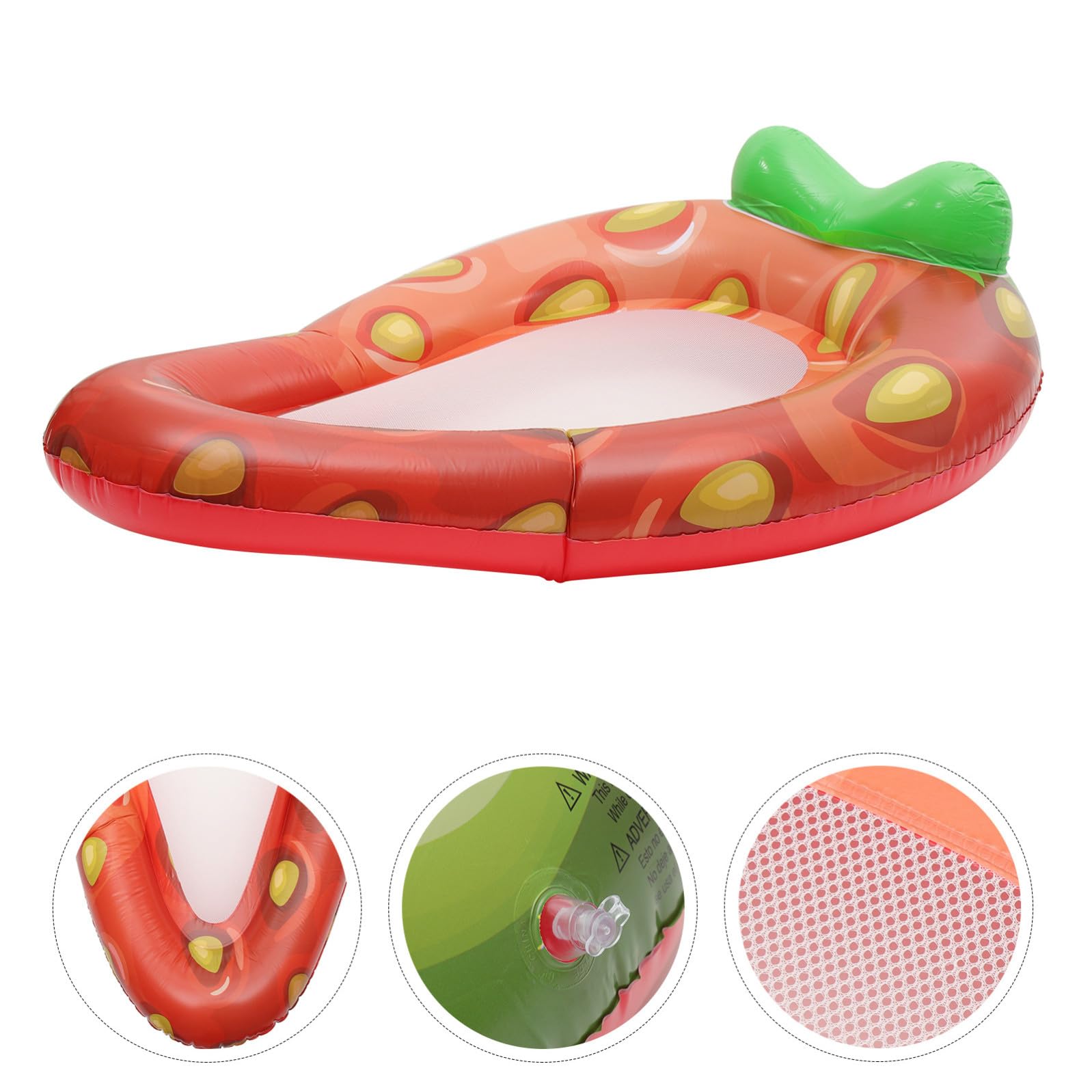 MERRYHAPY Materassino Gonfiabile per Piscina per Adulti in Pvc, Comodo e Leggero, Design Elegante per Divertimento Acquatico e Turismo Estivo