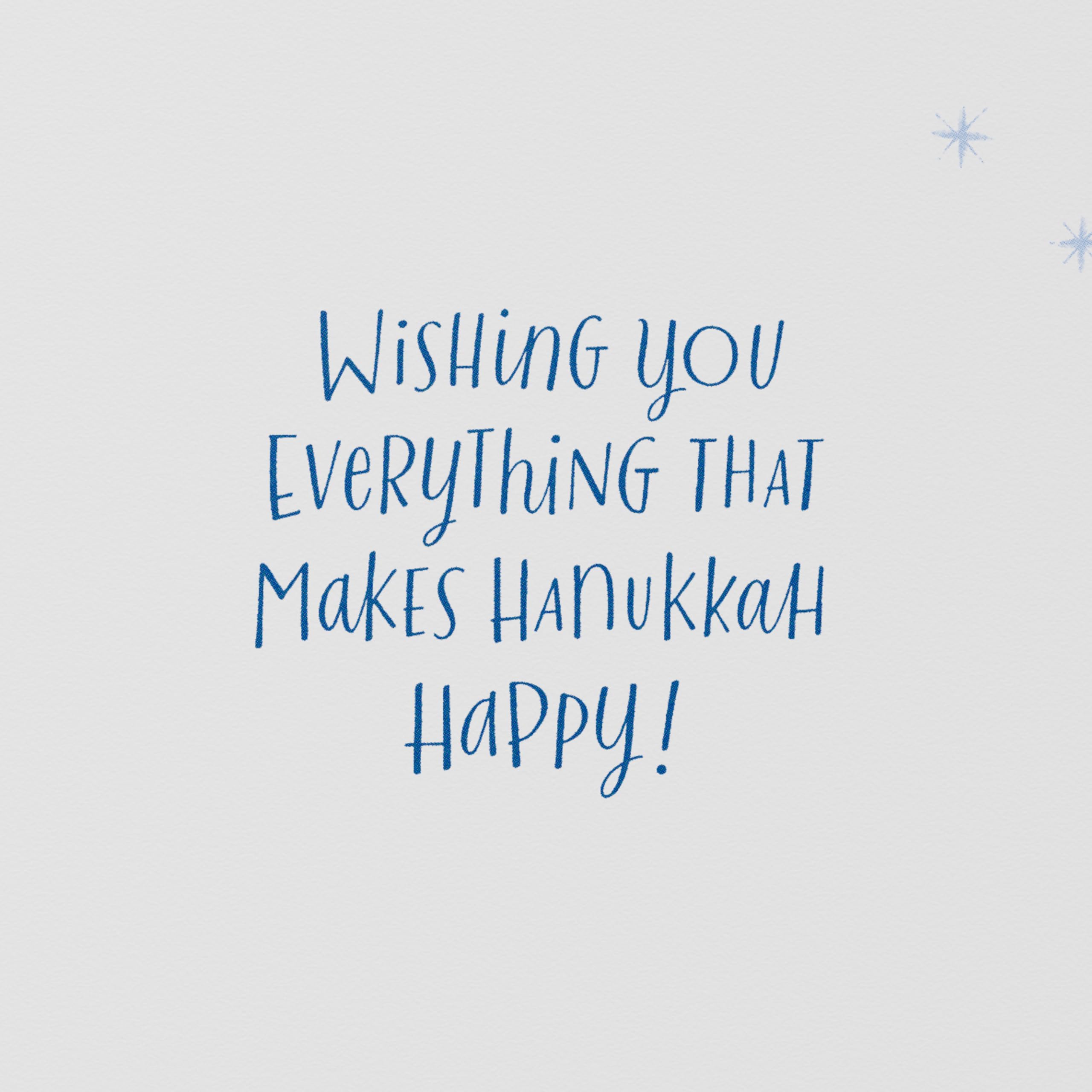 American Greetings Hanukkah Cards, Happy Hanukkah (6-Count), Lettering and Hanukkah Icons - Image 4