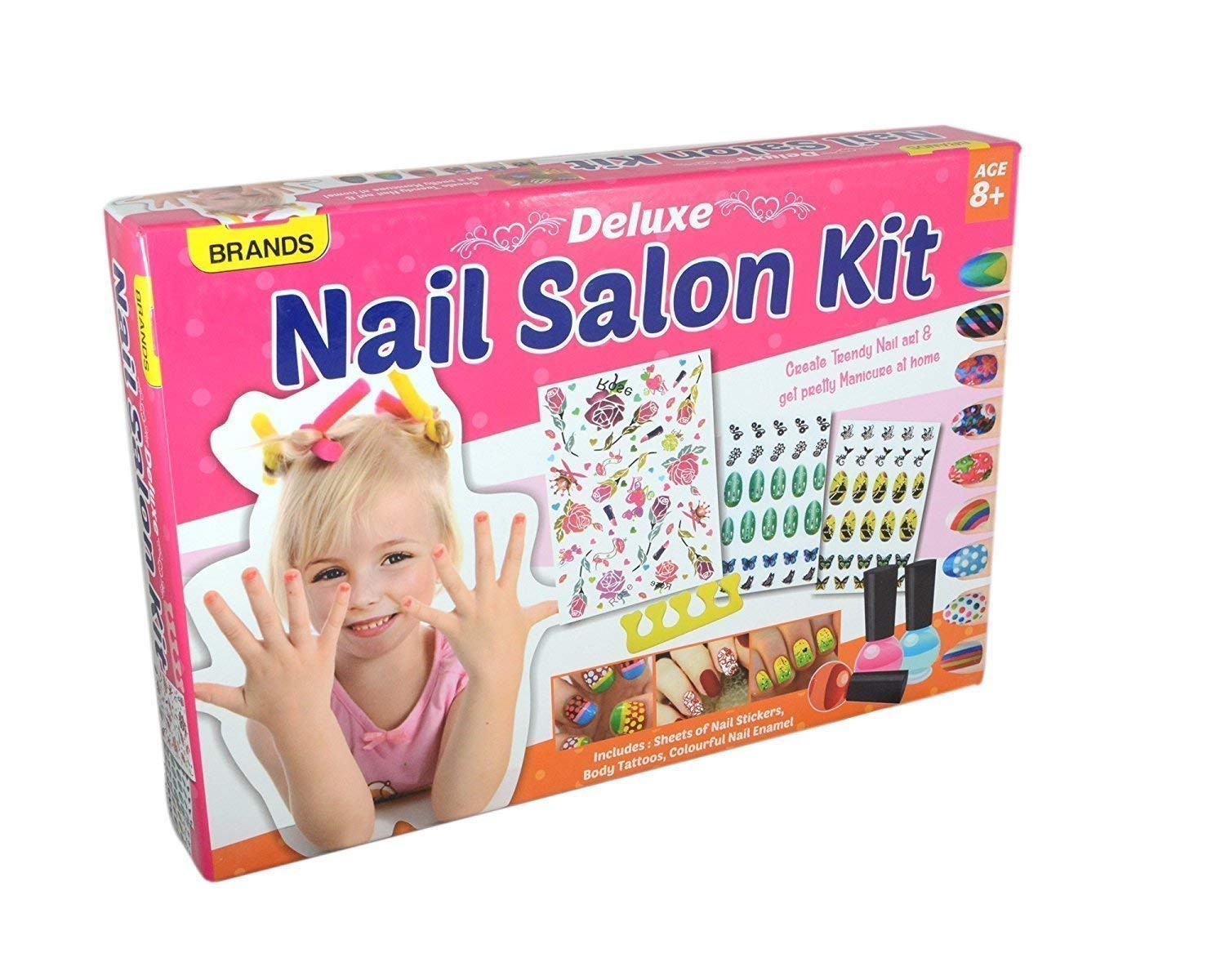 House of Gifts Nail Art Kit Deluxe Nail Salon Kit Pretend Play Makeup Game for Girls (B0BNJH6JCV) Amazon Price History, Amazon Price Tracker