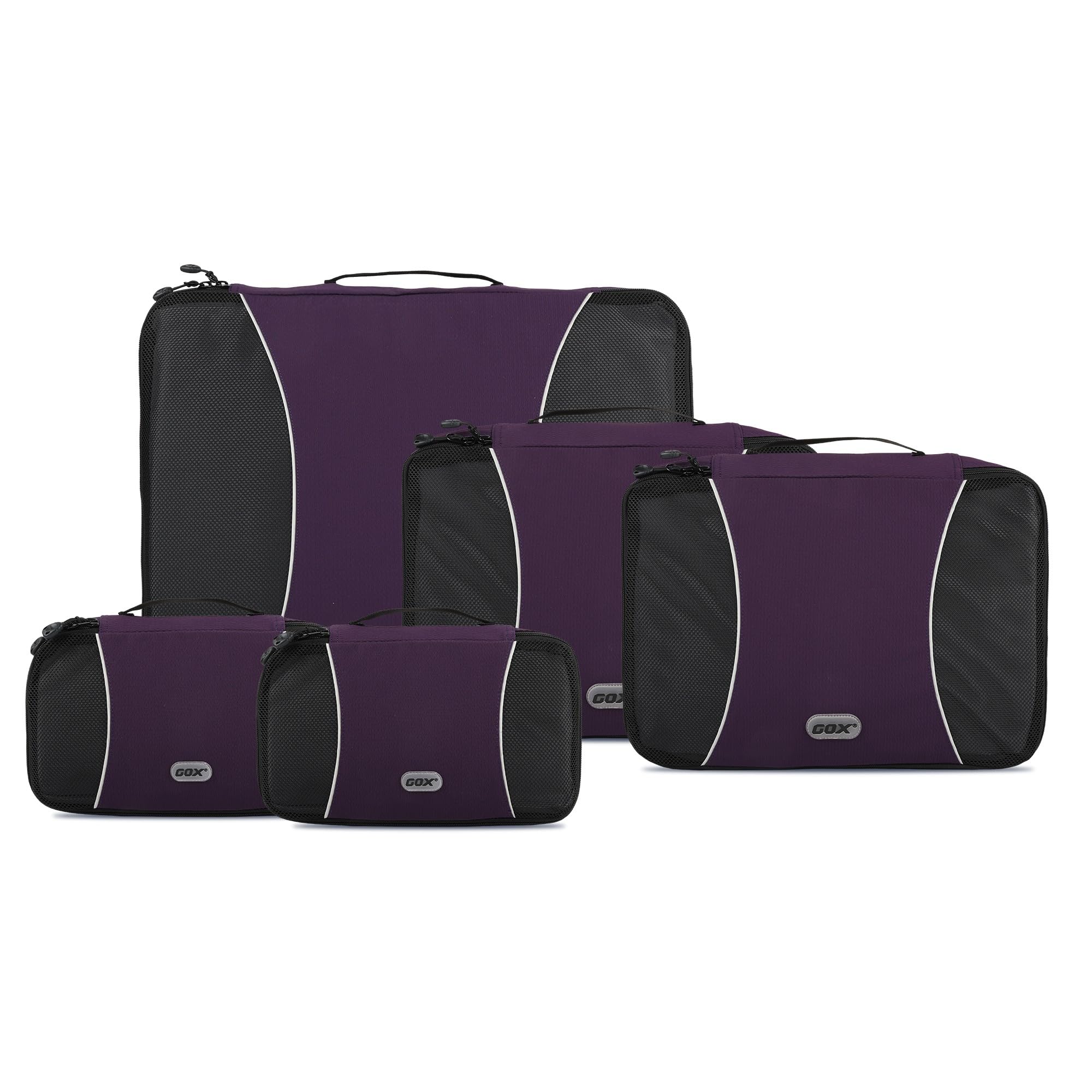 GOX Ultra Light 5 Piece Packing Cubes