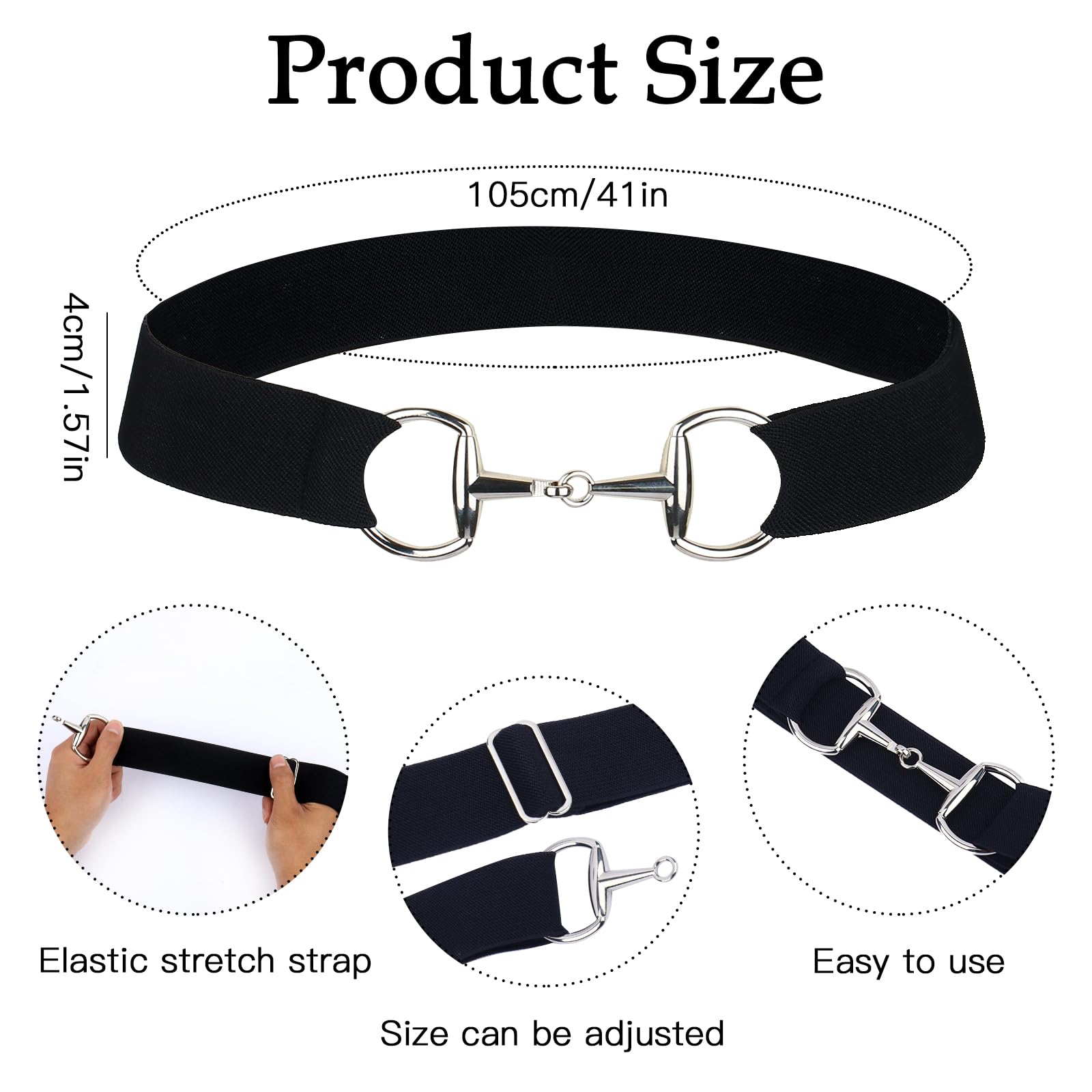 Dinikally Personalized Embroidered Equestrian Belt, Custom Horse Riding Belt with Text, Stylish Belt for Horse Lovers (Pink)