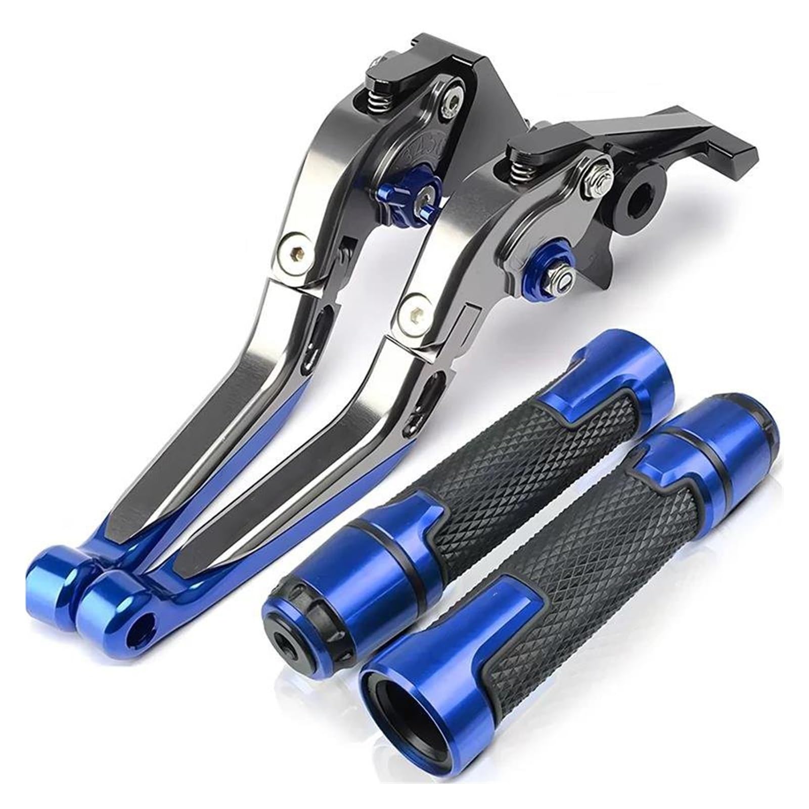USQBUZHHK Brake Clutch Lever Motorcycle Brake Clutch Levers Handlebar Grips for CB400SF CB 400 VTEC Cb400 1998-1993 Adjustable(A12)
