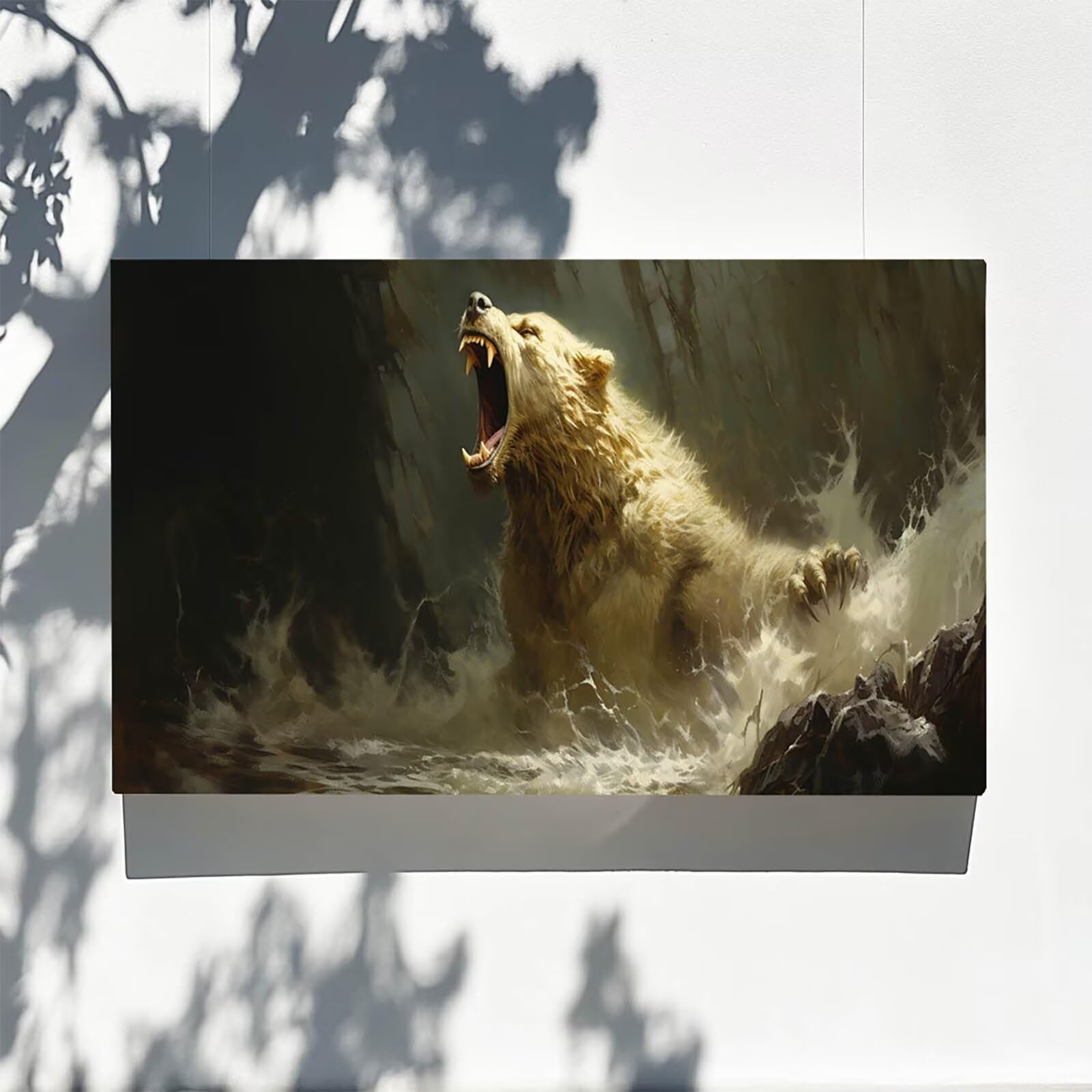 Pintar por Numeros Adultos Oso, Pintar por Numeros Niños Kit Manualidades Adultos Paisaje Cuadros para Pintar por Numeros Pintura Acrílico, Cuadros Decorativos Regalos Para Mujer 80X160cm 7w-W-3