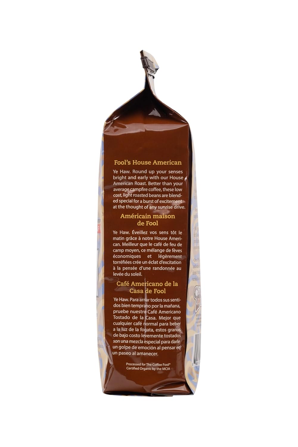 Coffee Fool's Decaf Organic Fair Trade House American (French Press)