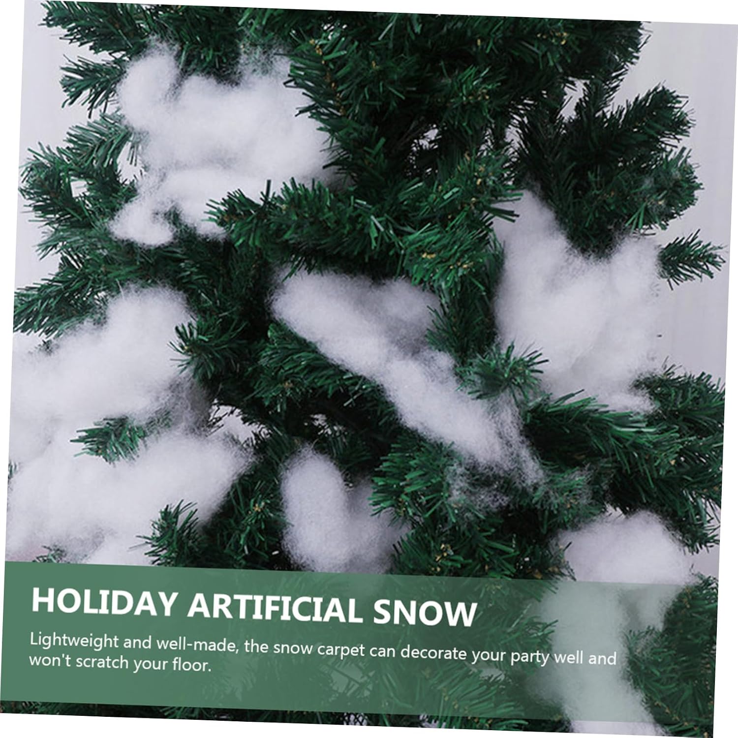 3pcs Fake Snow for Christmas Decoration Lightweight Artificial Snow for Trees Crafts and Scenes Reusable Material for Holiday Decor