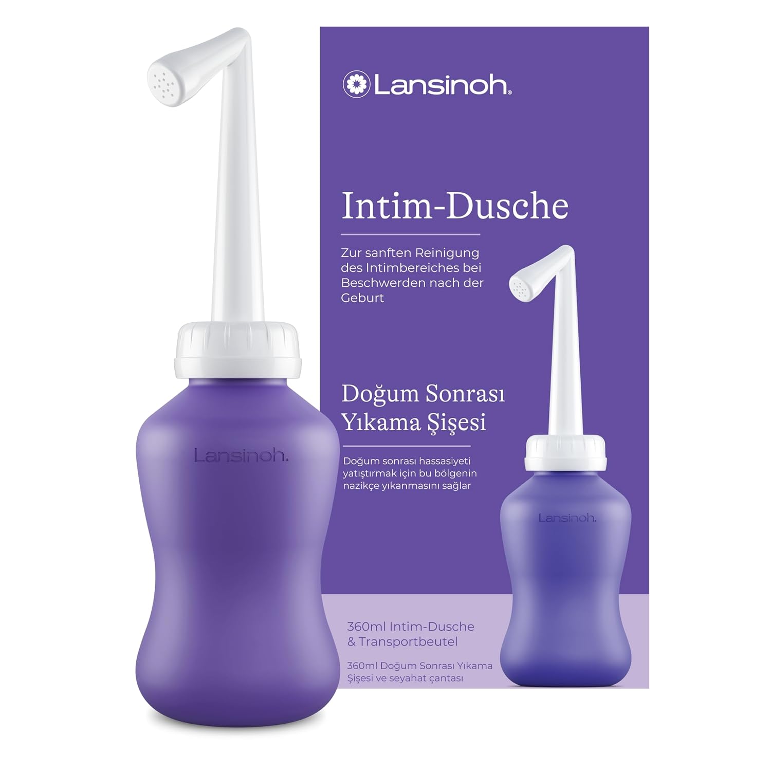Lansinoh Intim-Dusche - 360 ml - sanfte und hygienische Reinigung
