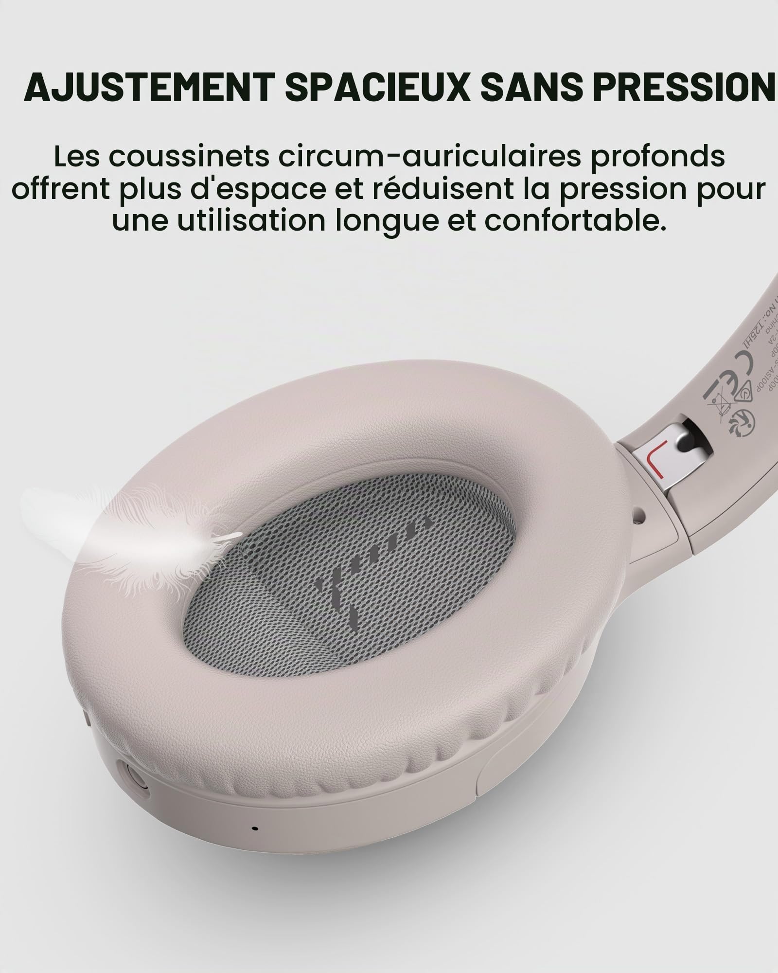 Avantree Eon Me – Casque Bluetooth à Son Personnalisé pour Seniors, Voix Claire, 60 h d’autonomie, Batterie Remplaçable, pour Smart TV, Smartphones et Tablettes