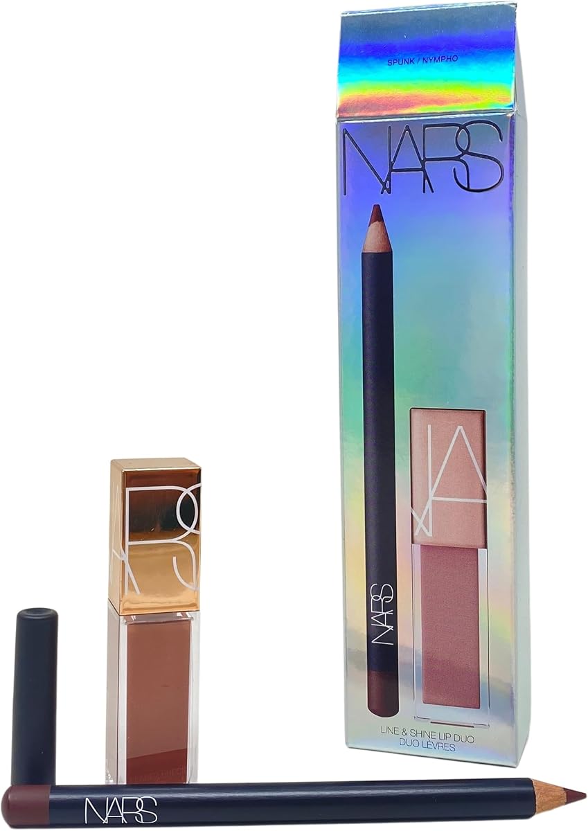 NARS Line & Shine Lip Duo – Precision Lip Liner & Mini Afterglow Lip Shine - Spunk & Nympho