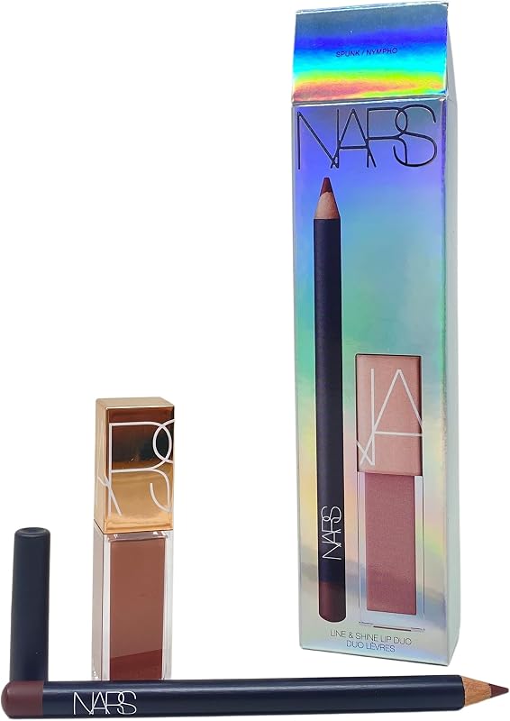 NARS Line & Shine Lip Duo – Precision Lip Liner & Mini Afterglow Lip Shine - Spunk & Nympho