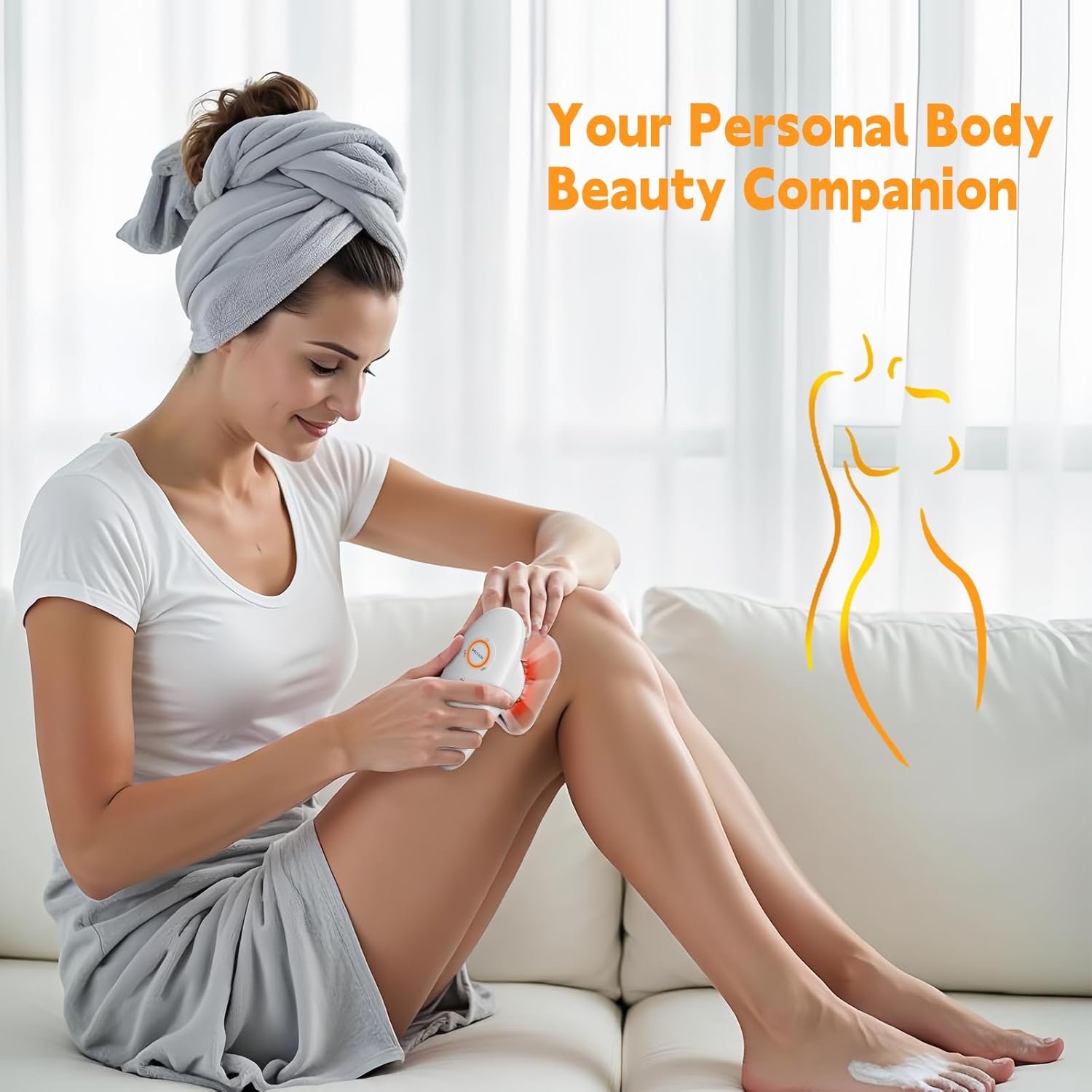 cotsoco 3-in-1 Body Sculpting Machine - Cellulite Remover Massager for Stomach, Arms, Legs, Lymph Drainage Massage & Skin Firm Tool at Home for Women - Image 6