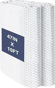 DGSL Double Reflective Bubble Foil Insulation Foam, 47IN X 10FT Window Insulation for Summer Heat Reflection