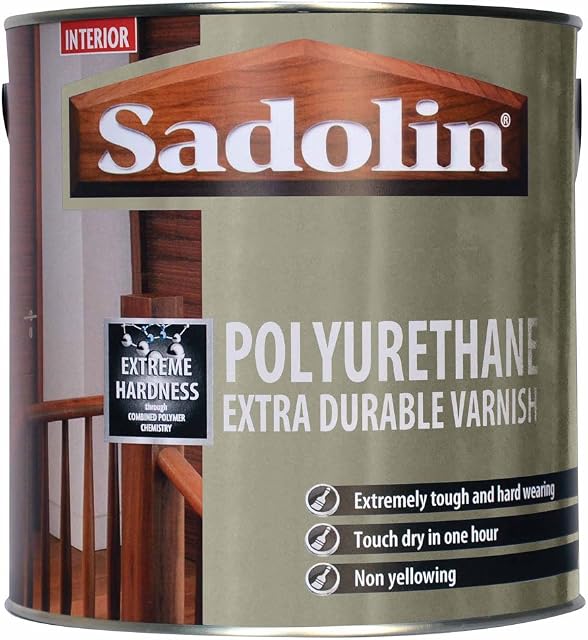 Sadolin Polyurethane Extra Durable Varnish Clear Satin 2.5 L