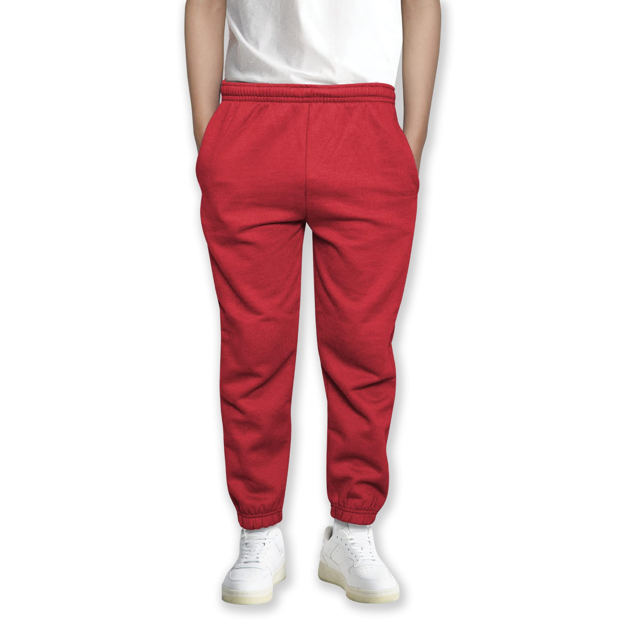 D&H Clothing UK Kids Boys Girls Jogging Bottom Childrens Fleece Jogger PE School Jog Pants Tracksuit Bottoms Sweatpants 7 Colours, 3 to 13 Years