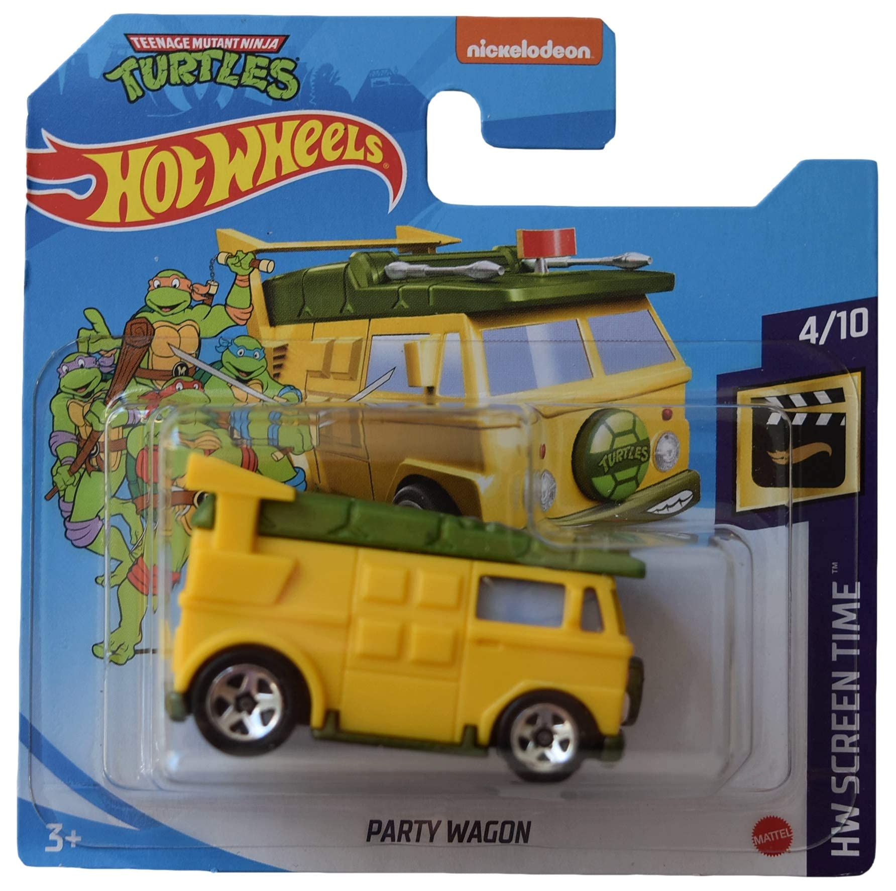 Hot Wheels Party Wagon, [Yellow] 5 Spoke Wheels Screen Time 4/10 Short Card