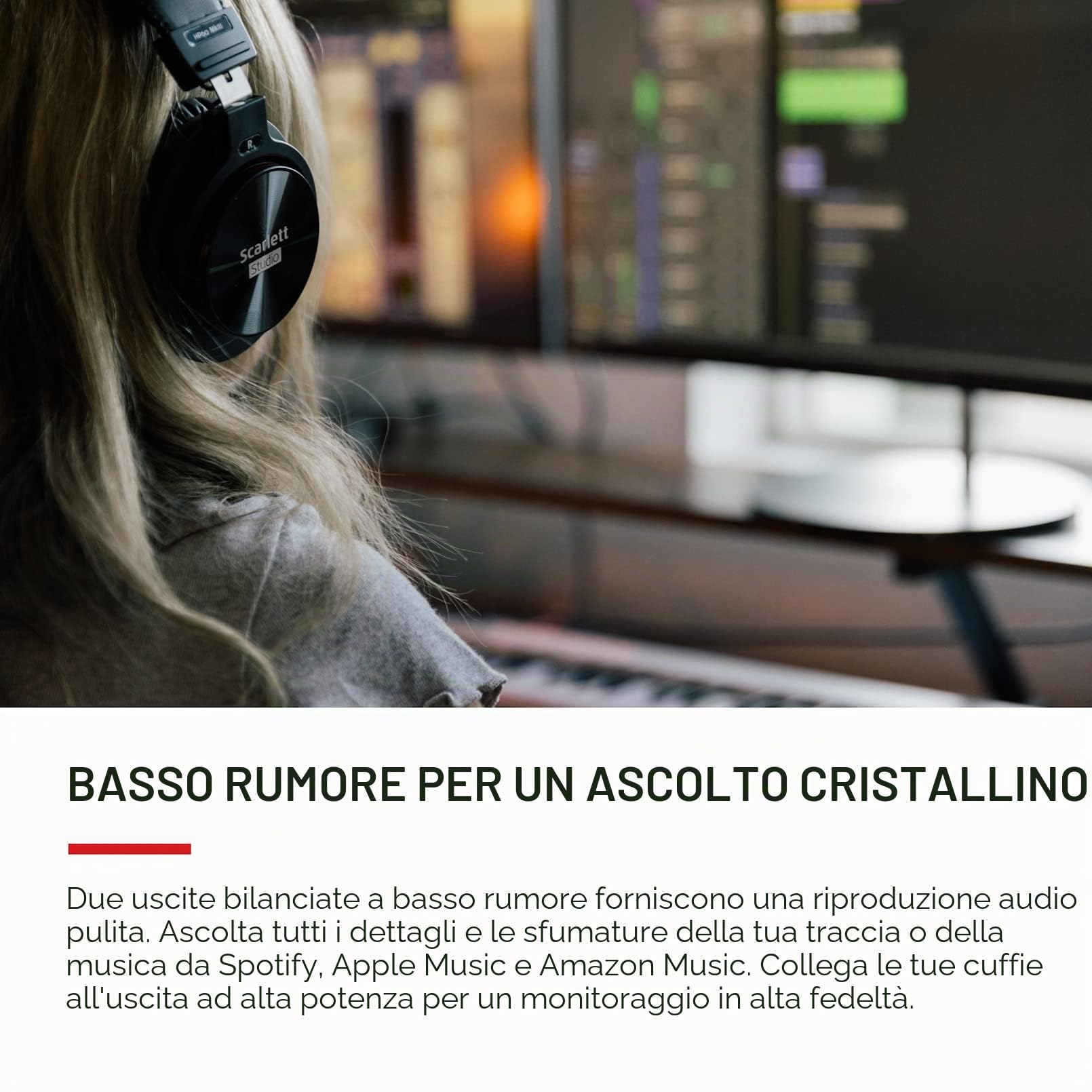 Focusrite Scarlett Solo (terza generazione), interfaccia audio USB - Per chitarristi, cantanti e produttori, suono in qualità studio e software necessario per registrare e creare brani